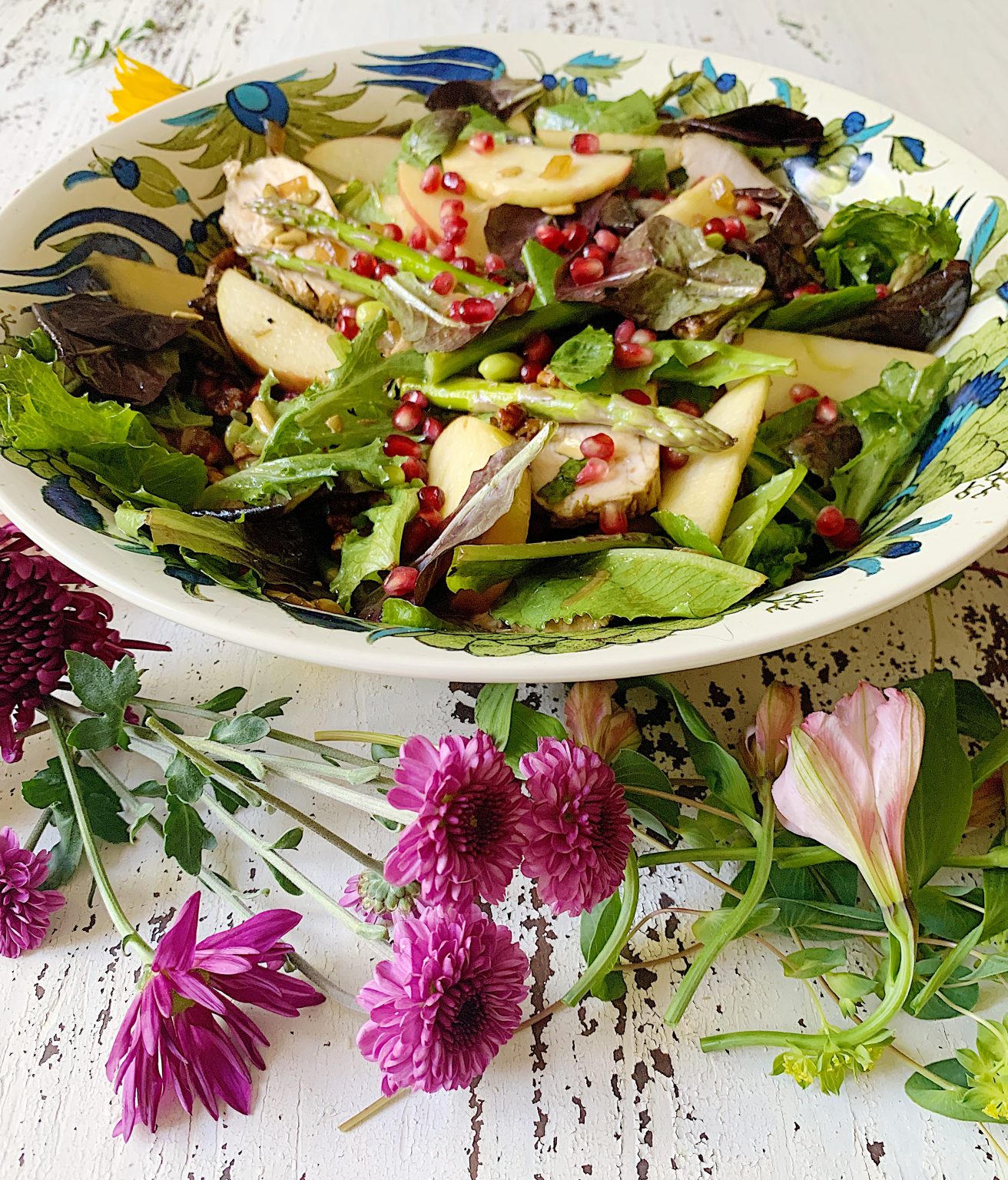 Fall Harvest Salad and Sweet Onion Dressing