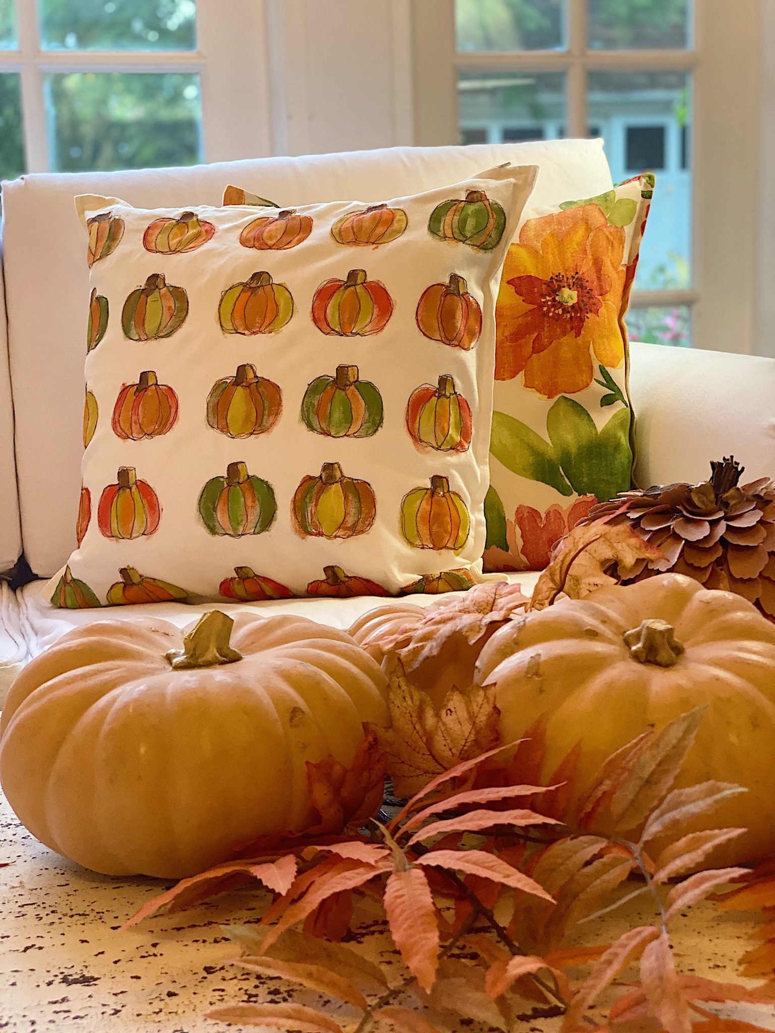 Fall Pumpkin Pillow