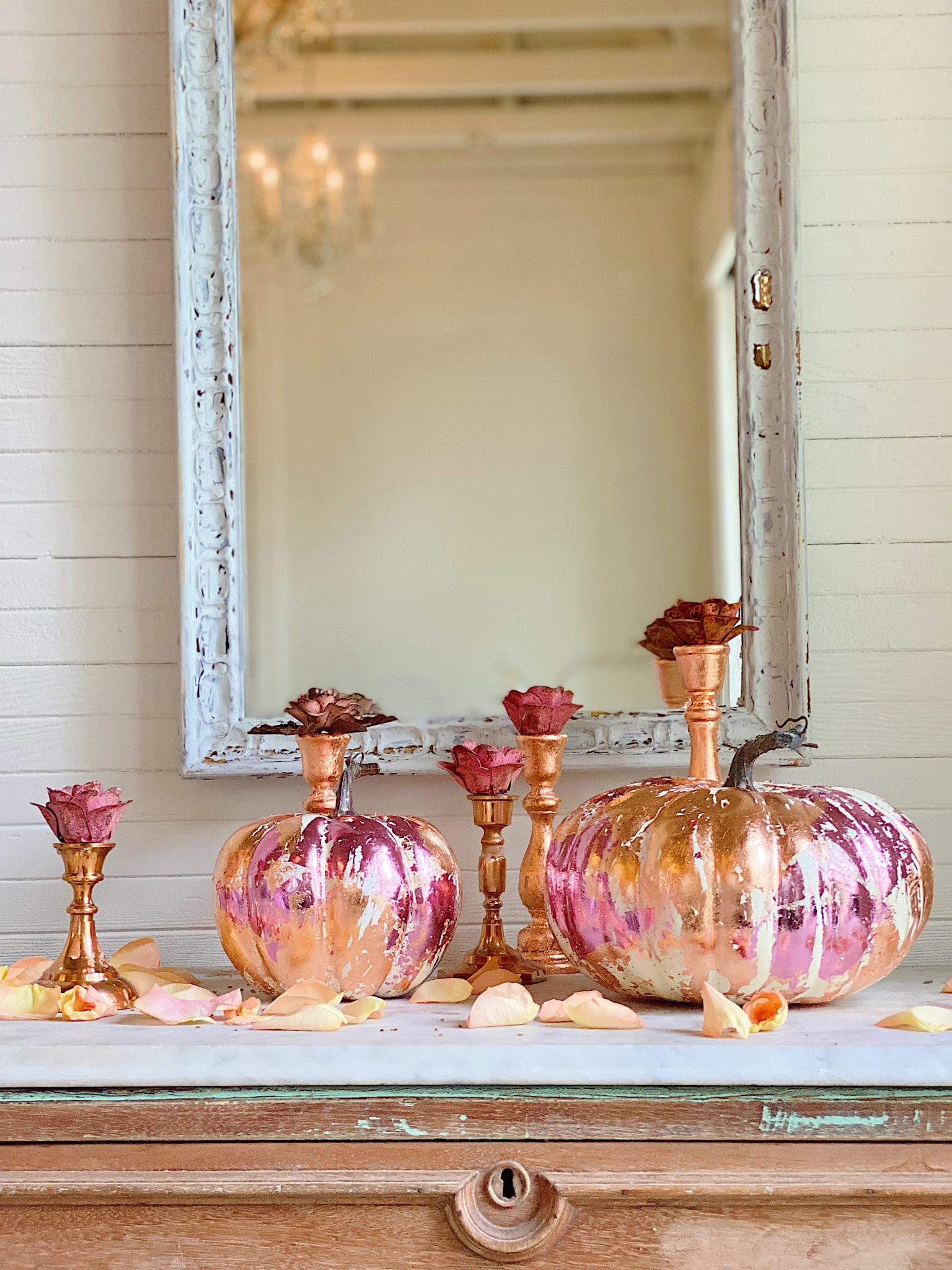 Fall Pumpkins in the Carriage House