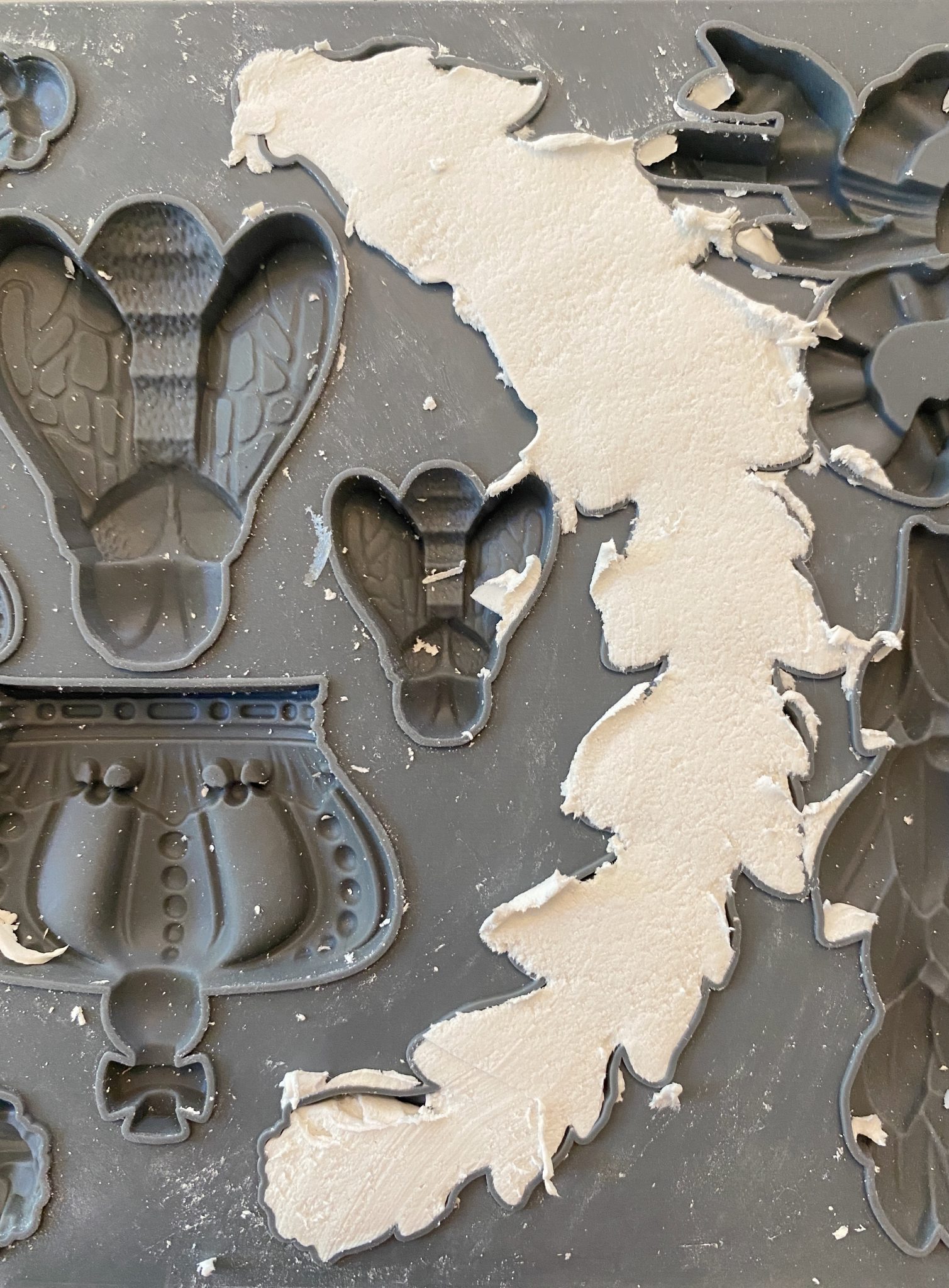 Iron Orchid Mould for Ceramic Planter
