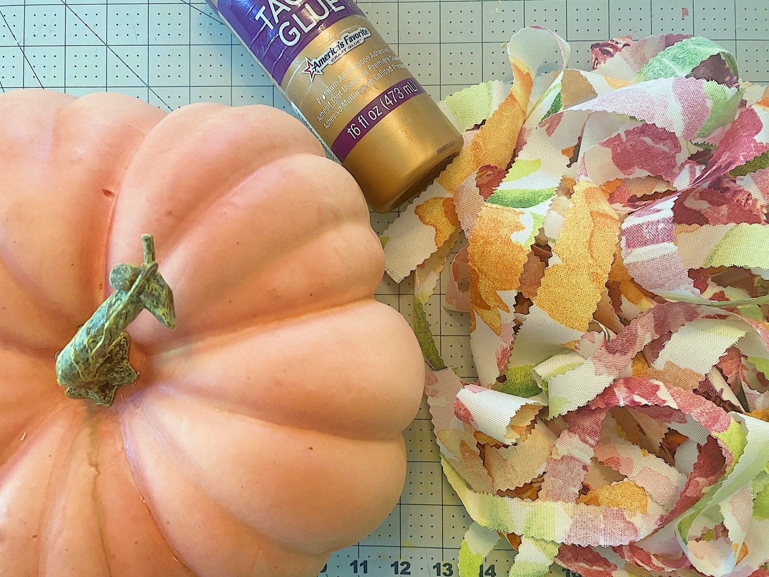 Materials List for Cinderella Pumpkin Craft