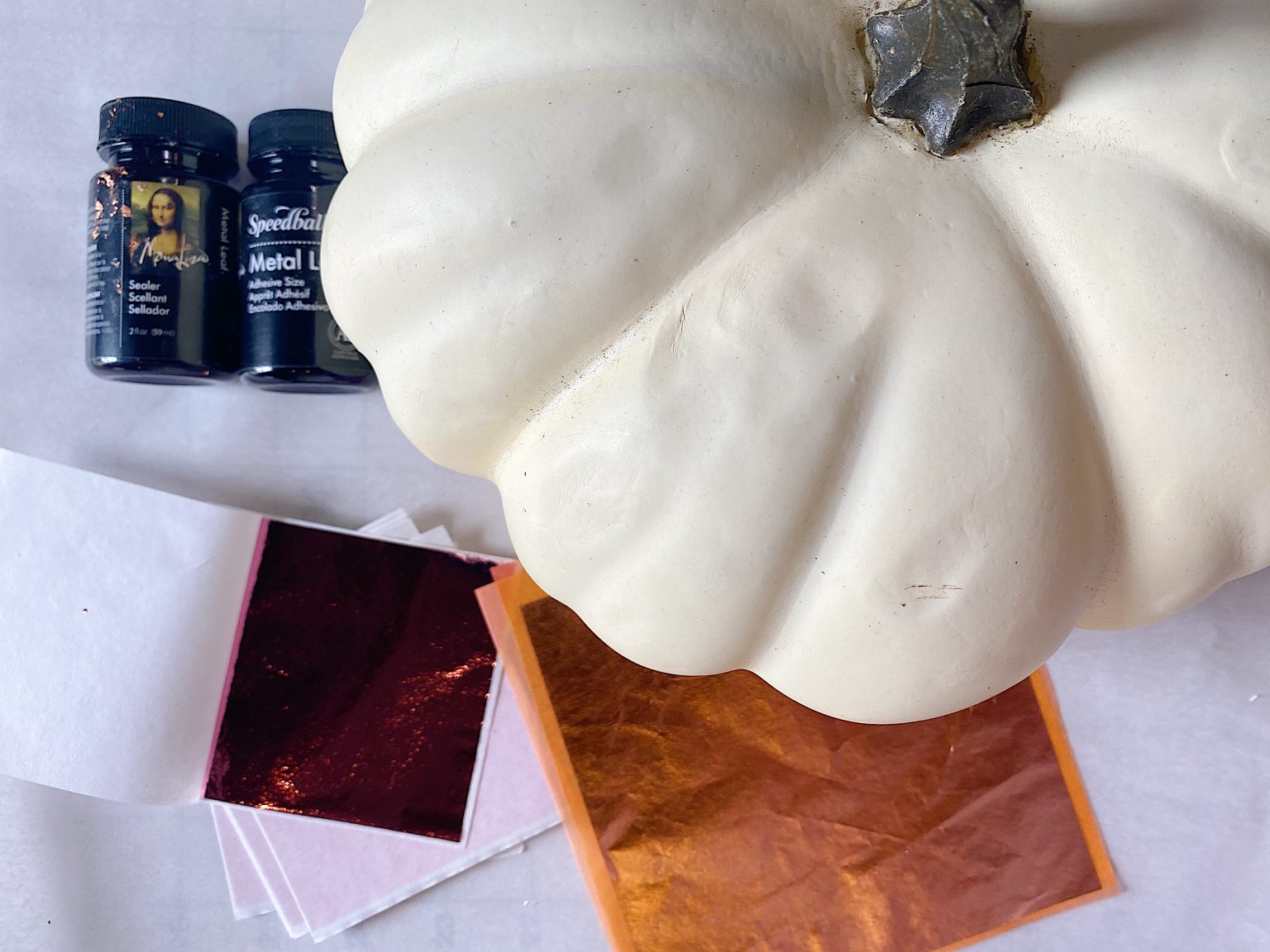 Supplies for Fall Pumpkin