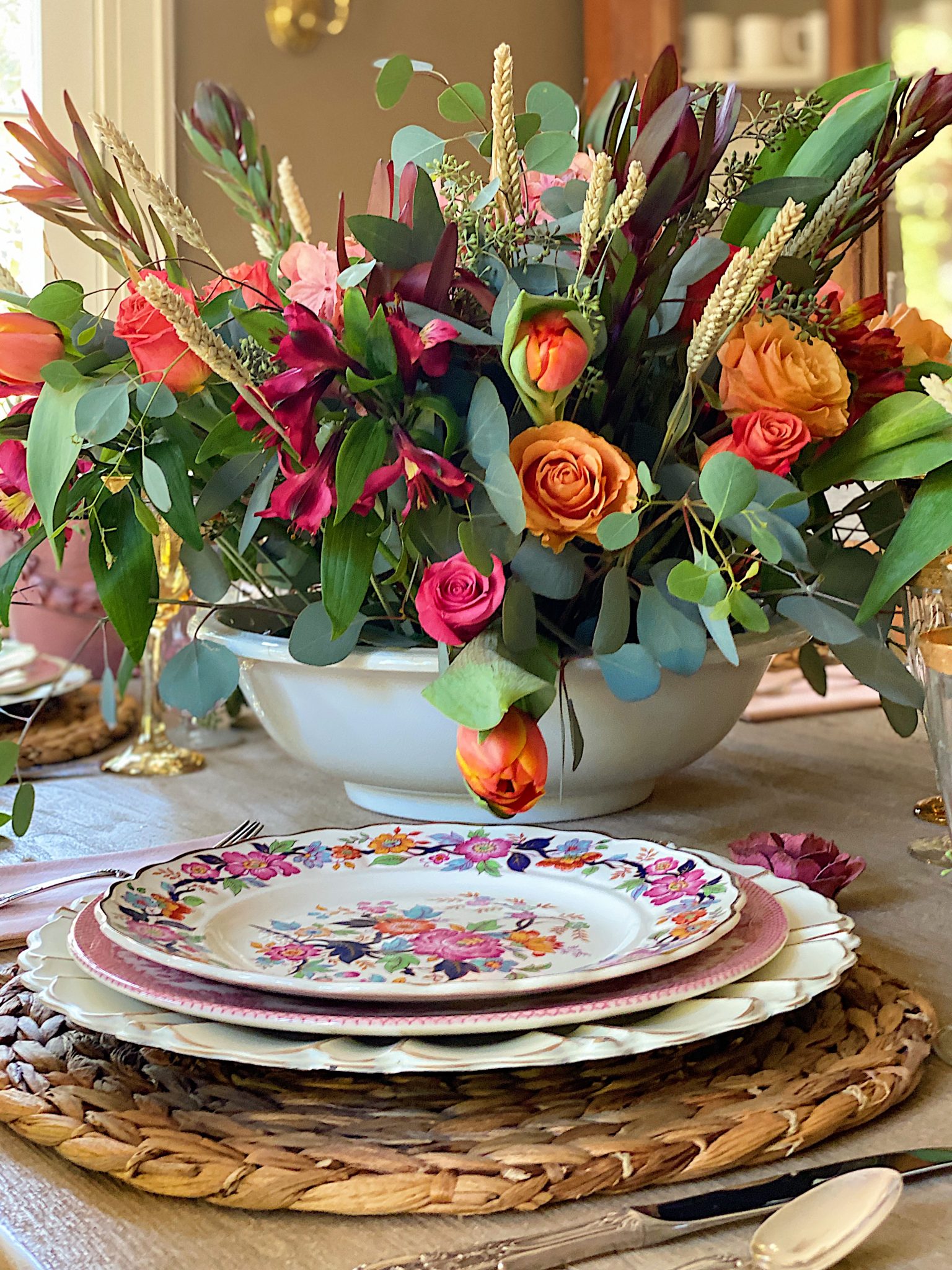 Thanksgiving Dinnerware Colors