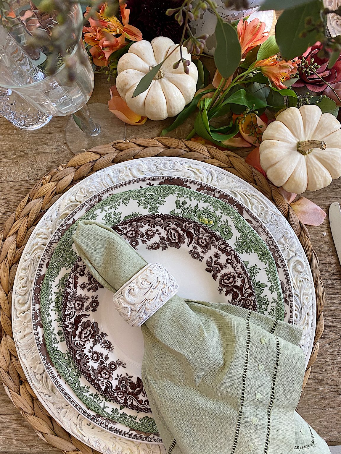 Thanksgiving Napkin Rings DIY - MY 100 YEAR OLD HOME