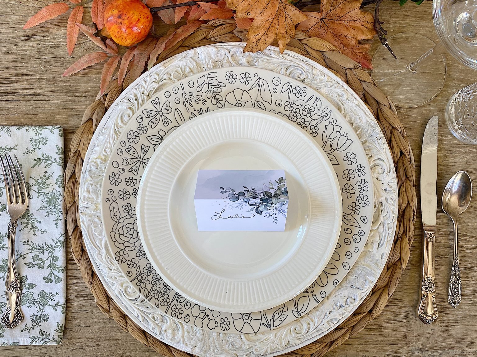 Best Thanksgiving Plates
 The Best Thanksgiving Plates MY 100 YEAR OLD HOME