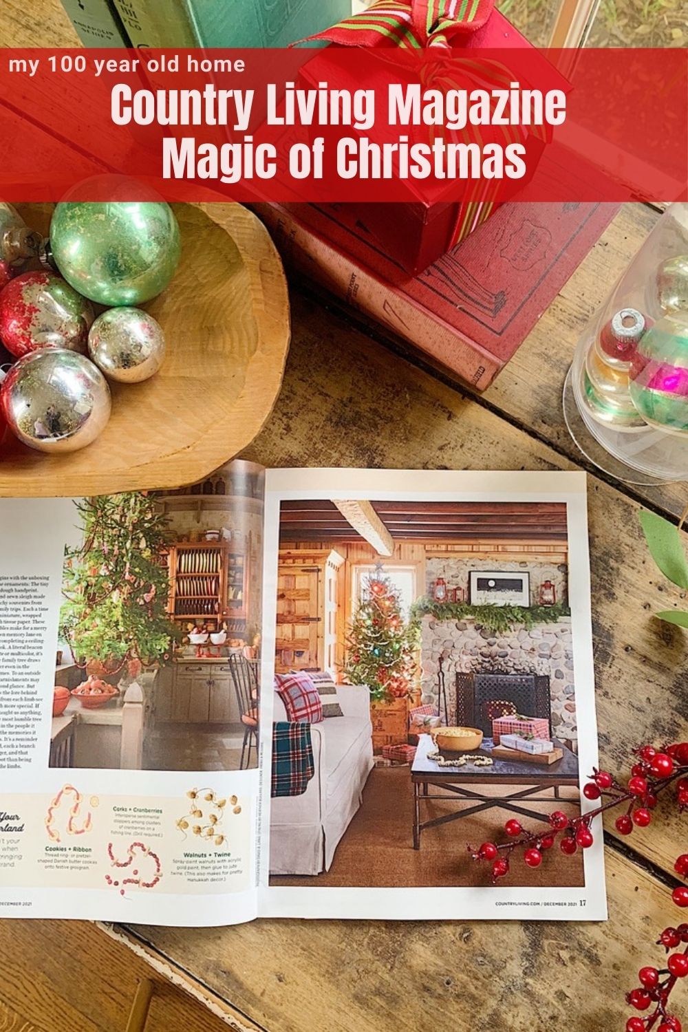One of my favorite magazines has always been Country Living Magazine. Find a comfy spot and a cozy blanket to sink into the December issue!