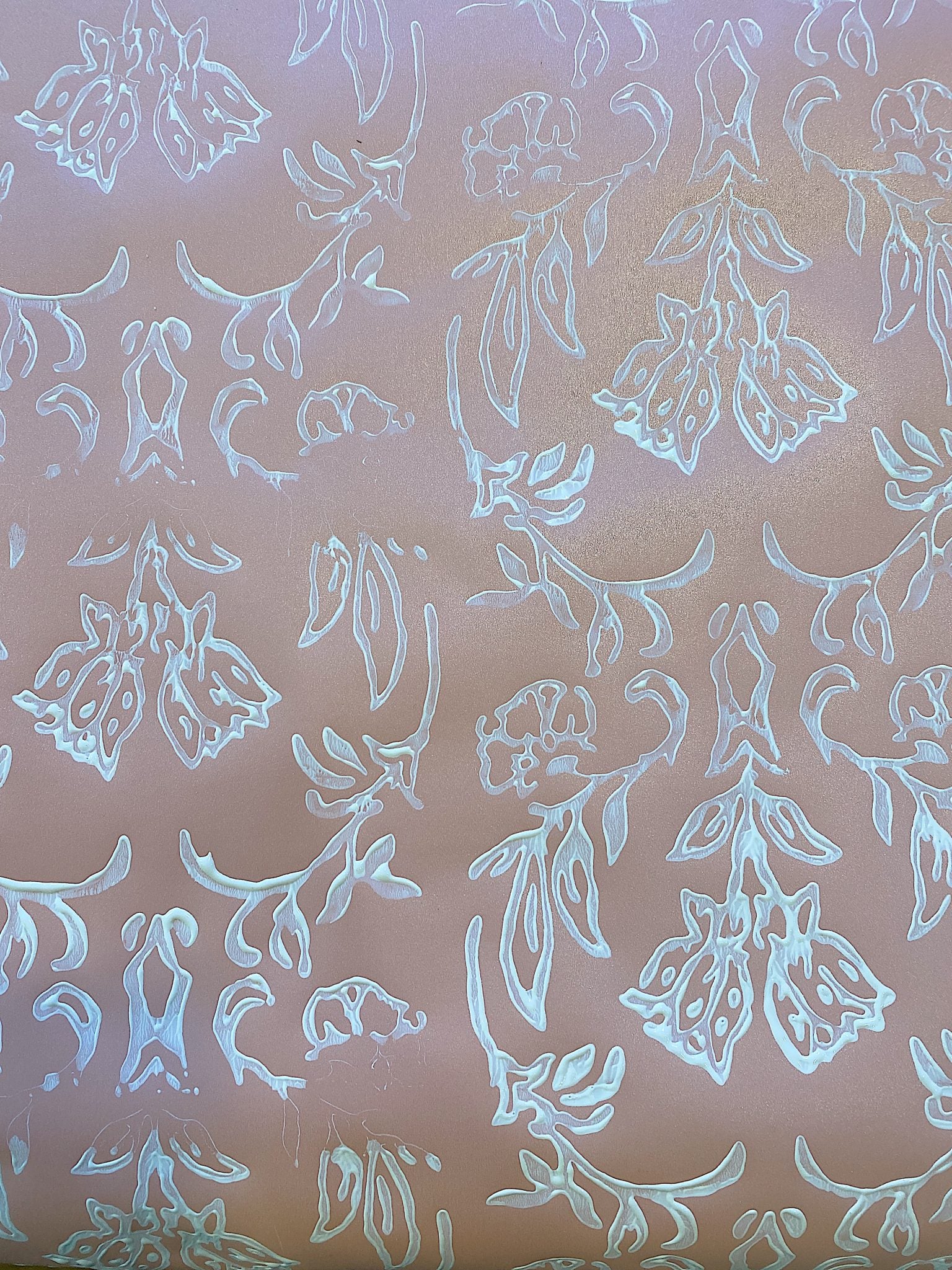 DIY Pink Christmas Wrapping Paper