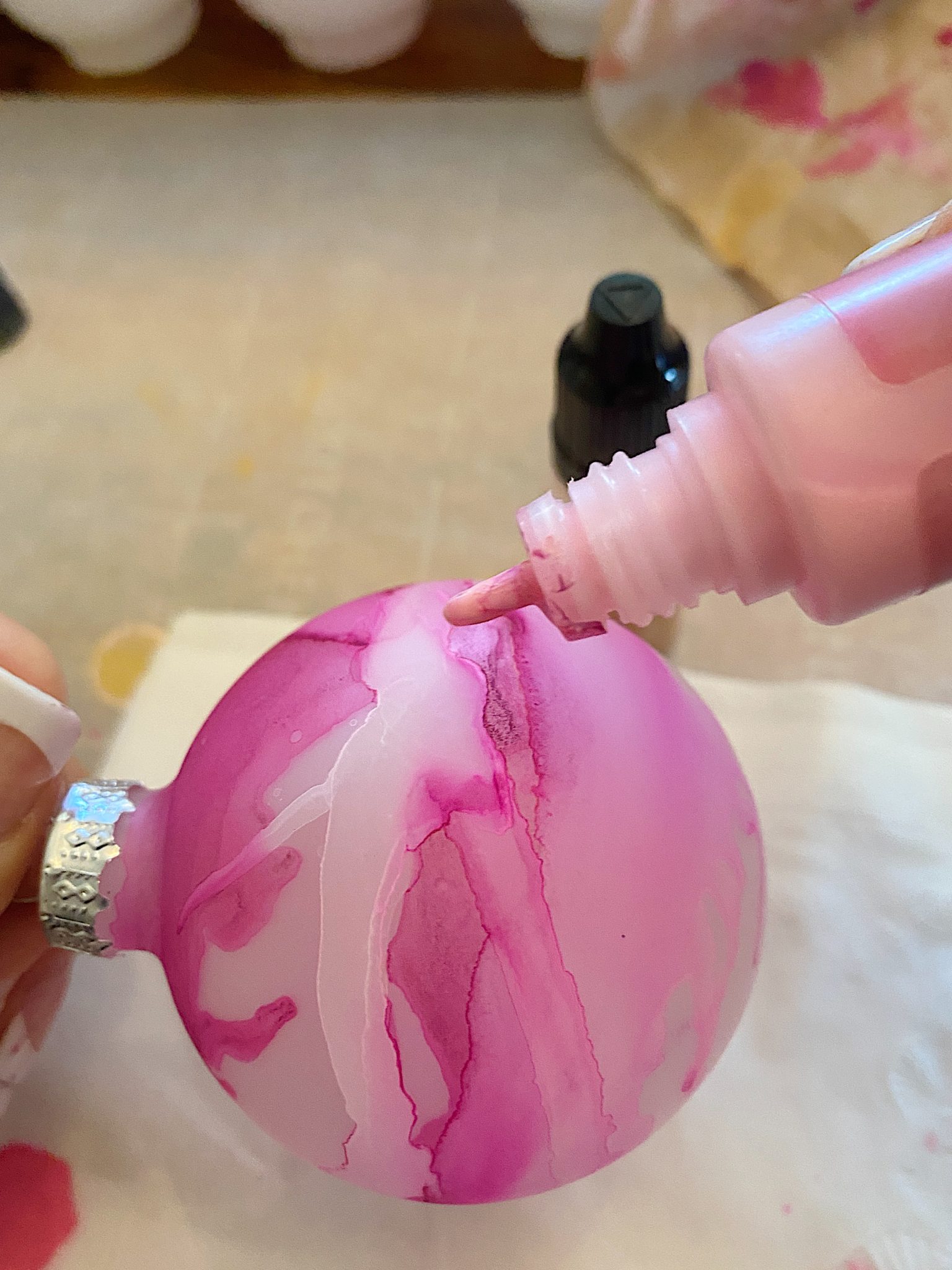 Pink Christmas Ornaments