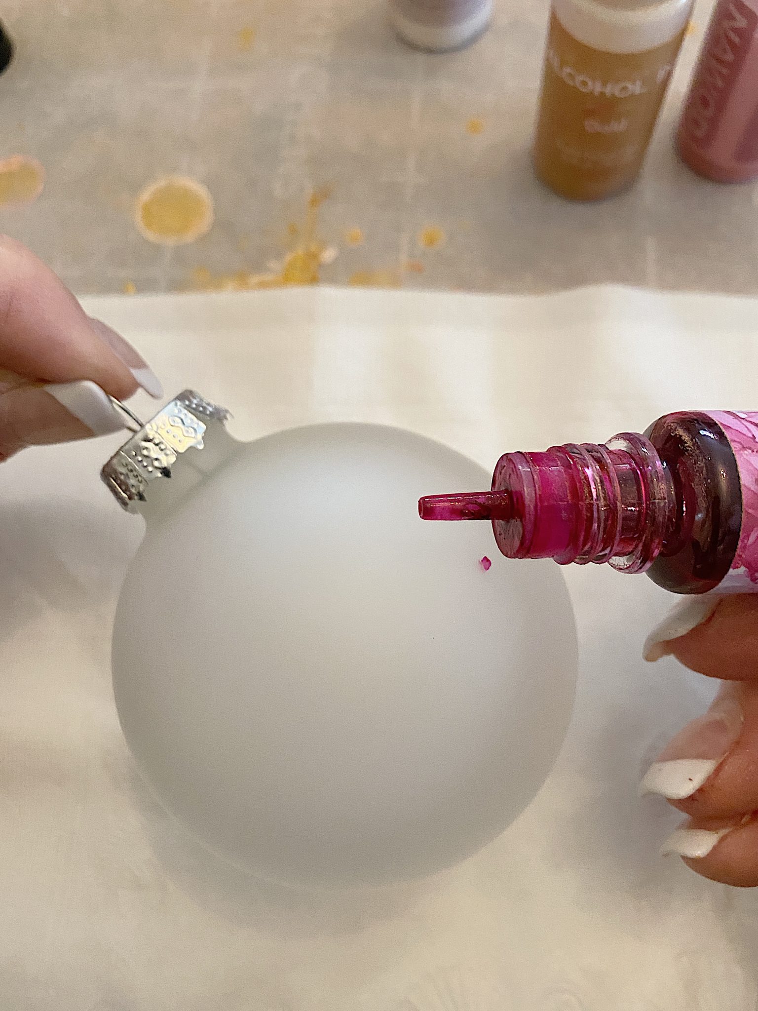 Pink Christmas Ornaments