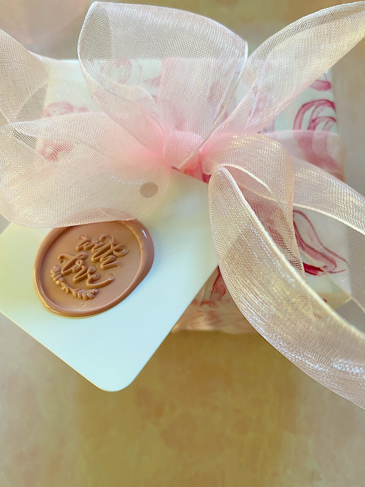 Pink Christmas Wrapping Paper