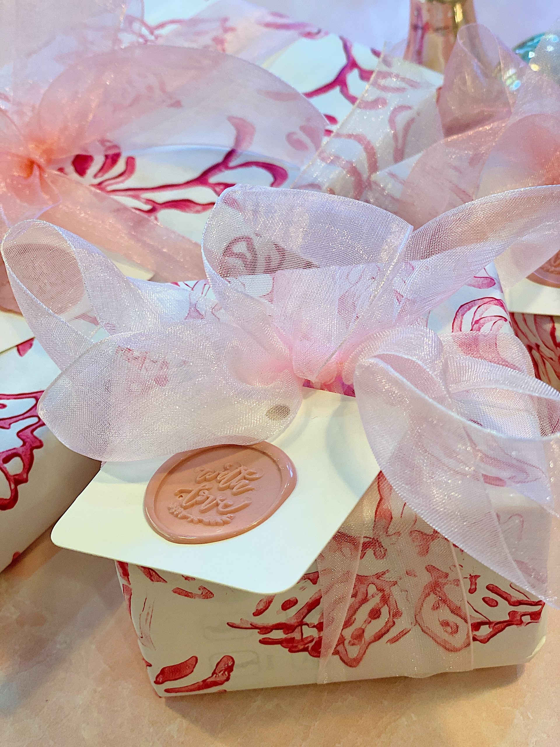 Pink Christmas Wrapping Paper 2