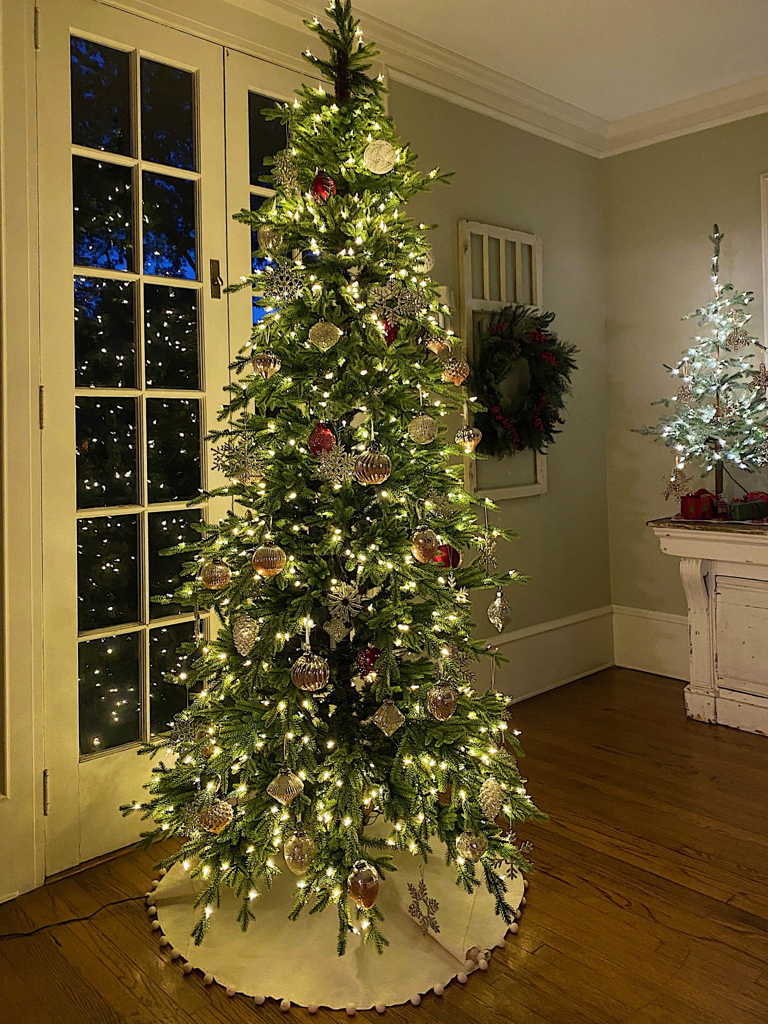 Vintage Christmas at Night