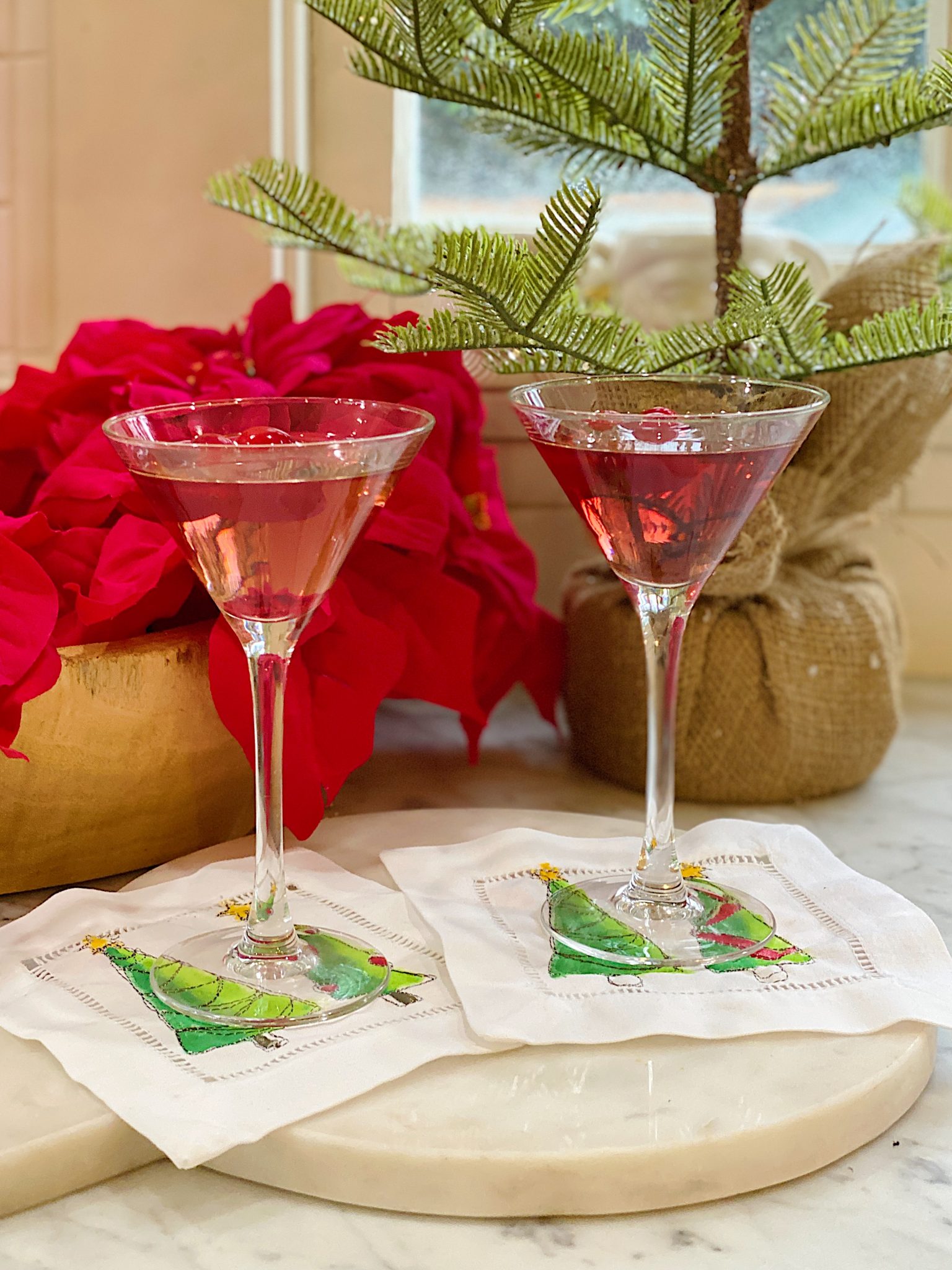 Christmas Gift Cocktail Napkins