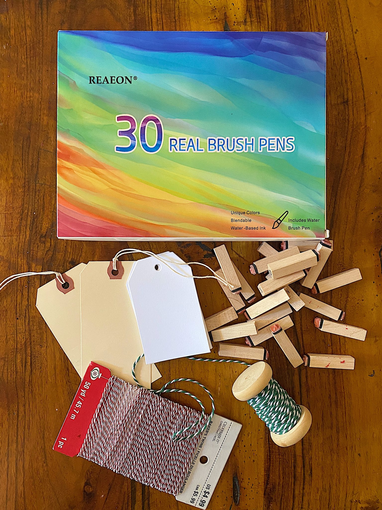 Christmas Gift Tags Materials