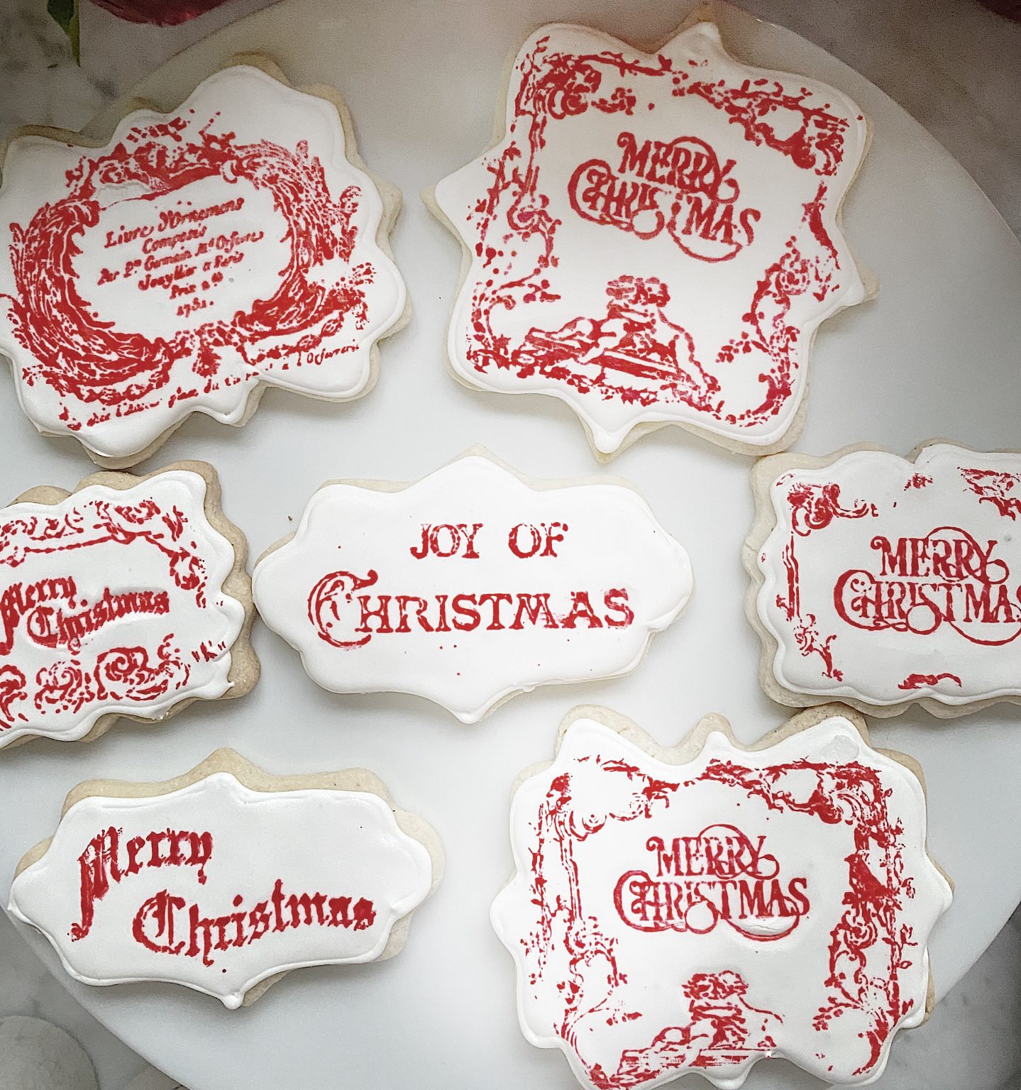 Classic Sugar Cookies for Christmas.