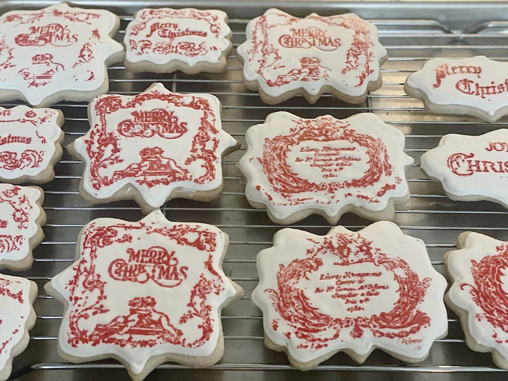 Classic Sugar Cookies for Christmas.