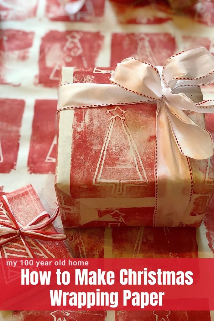 How to Make Red Wrapping Paper for Christmas