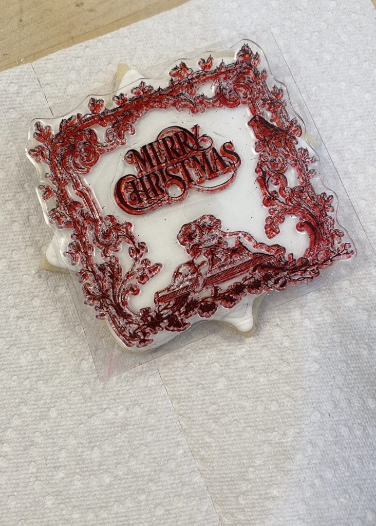 How to Stamp Sugar Cookies for Christmas