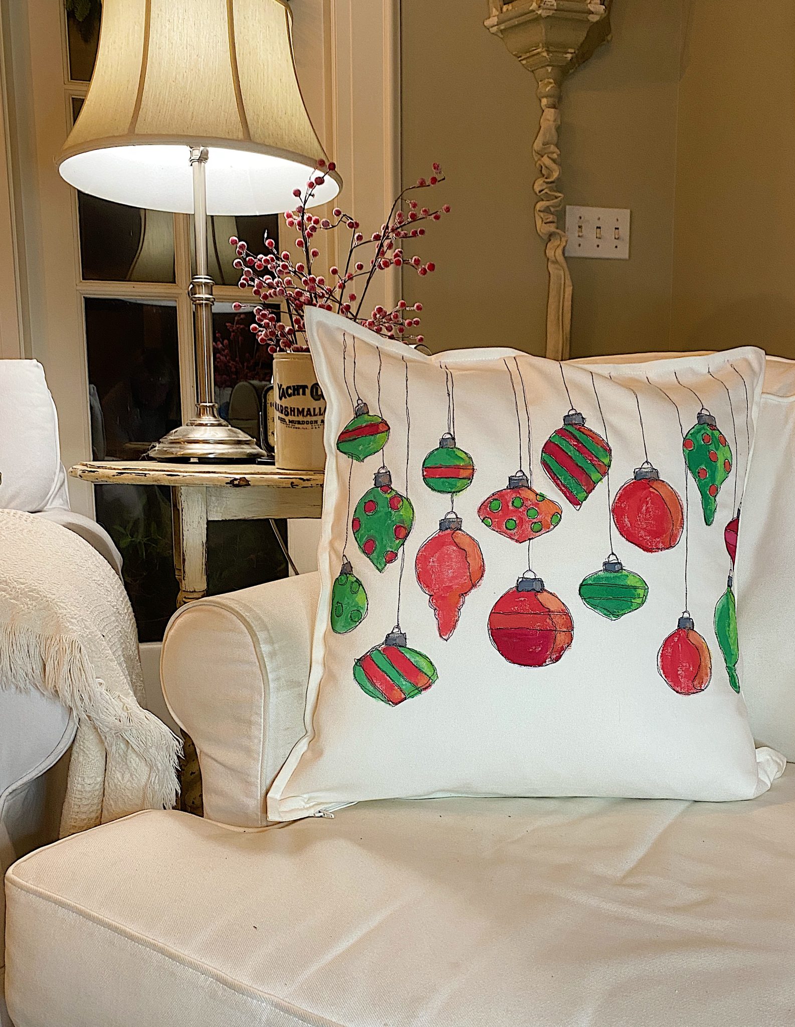 Christmas Ornament Pillow 