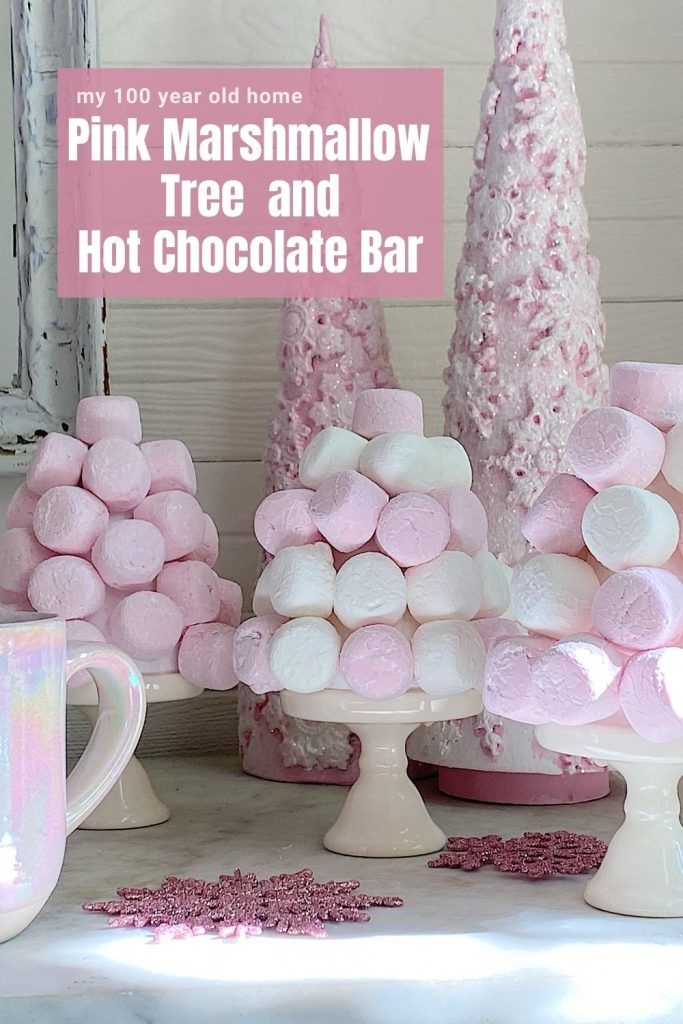 Pink Marshmallow Tree and Hot Chocolate Bar