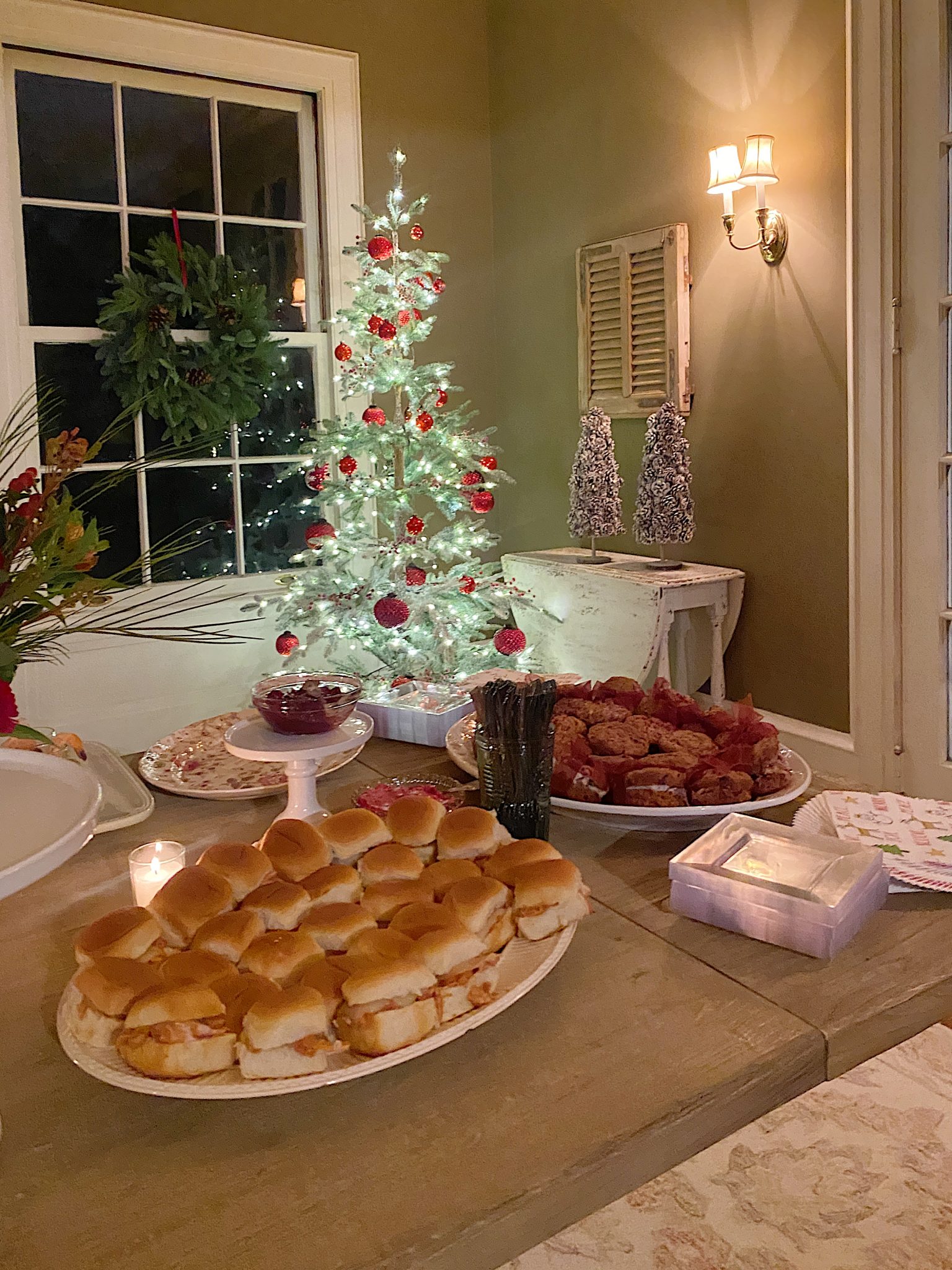 Setting up the Buffet