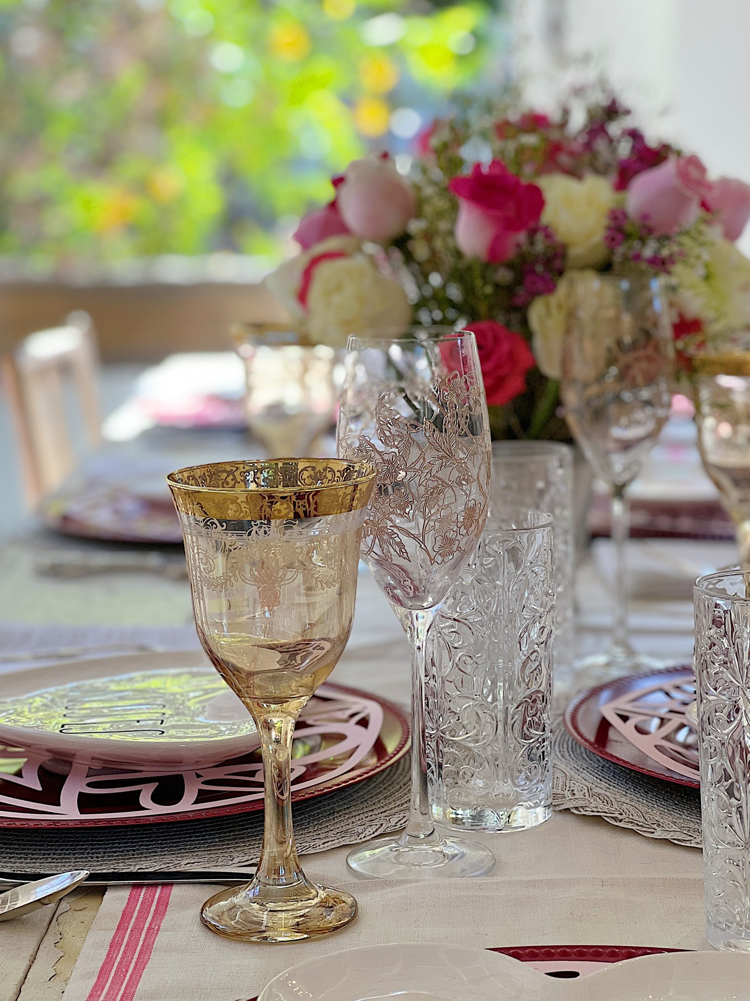 Carriage House Valentine's Day Table Decor