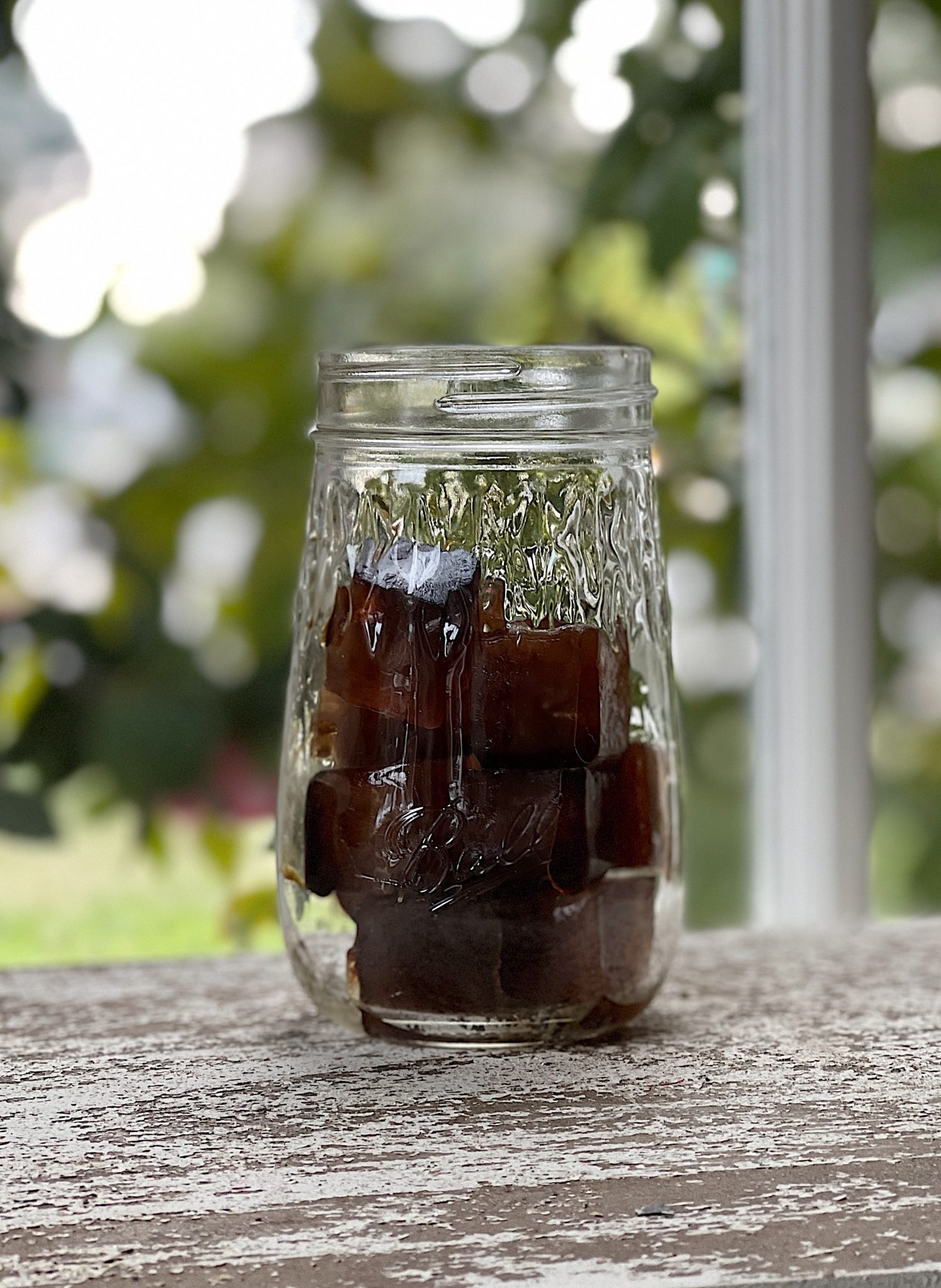 Coffee in an Ice Cube Tray