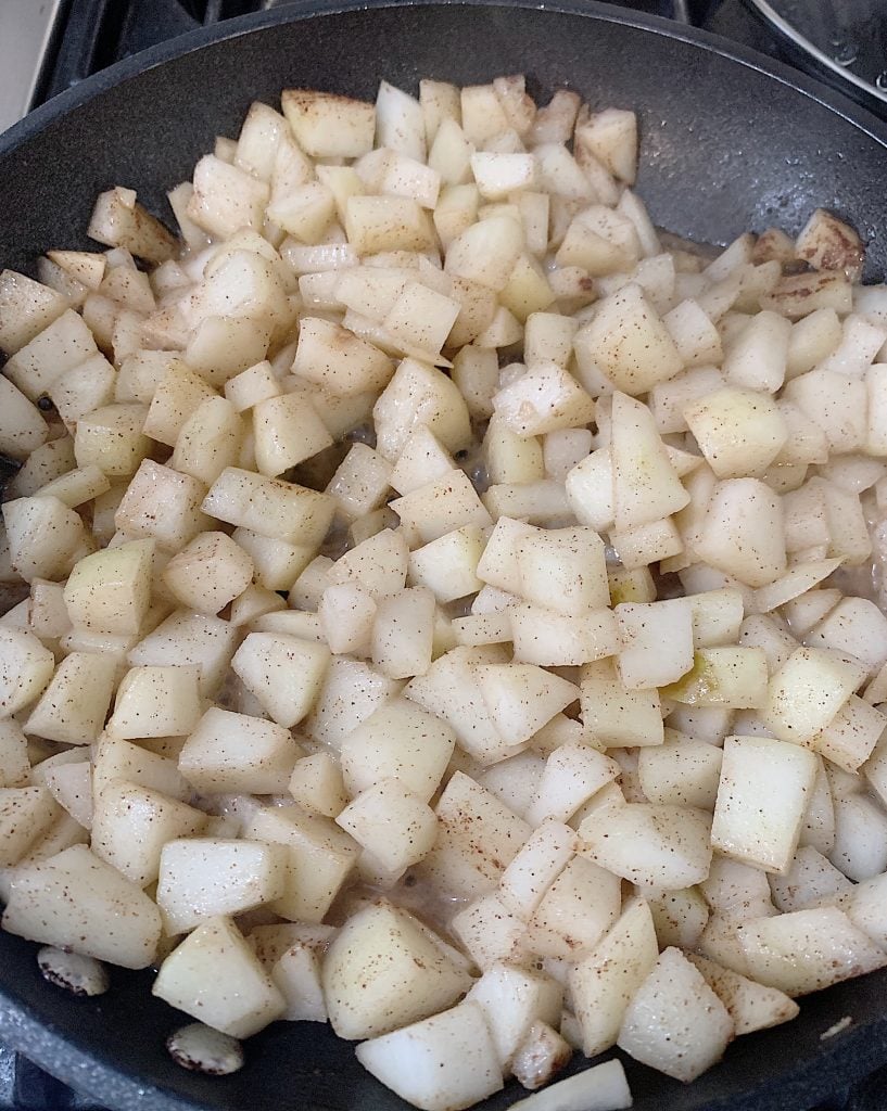 Cooking Pears for Pear Bread