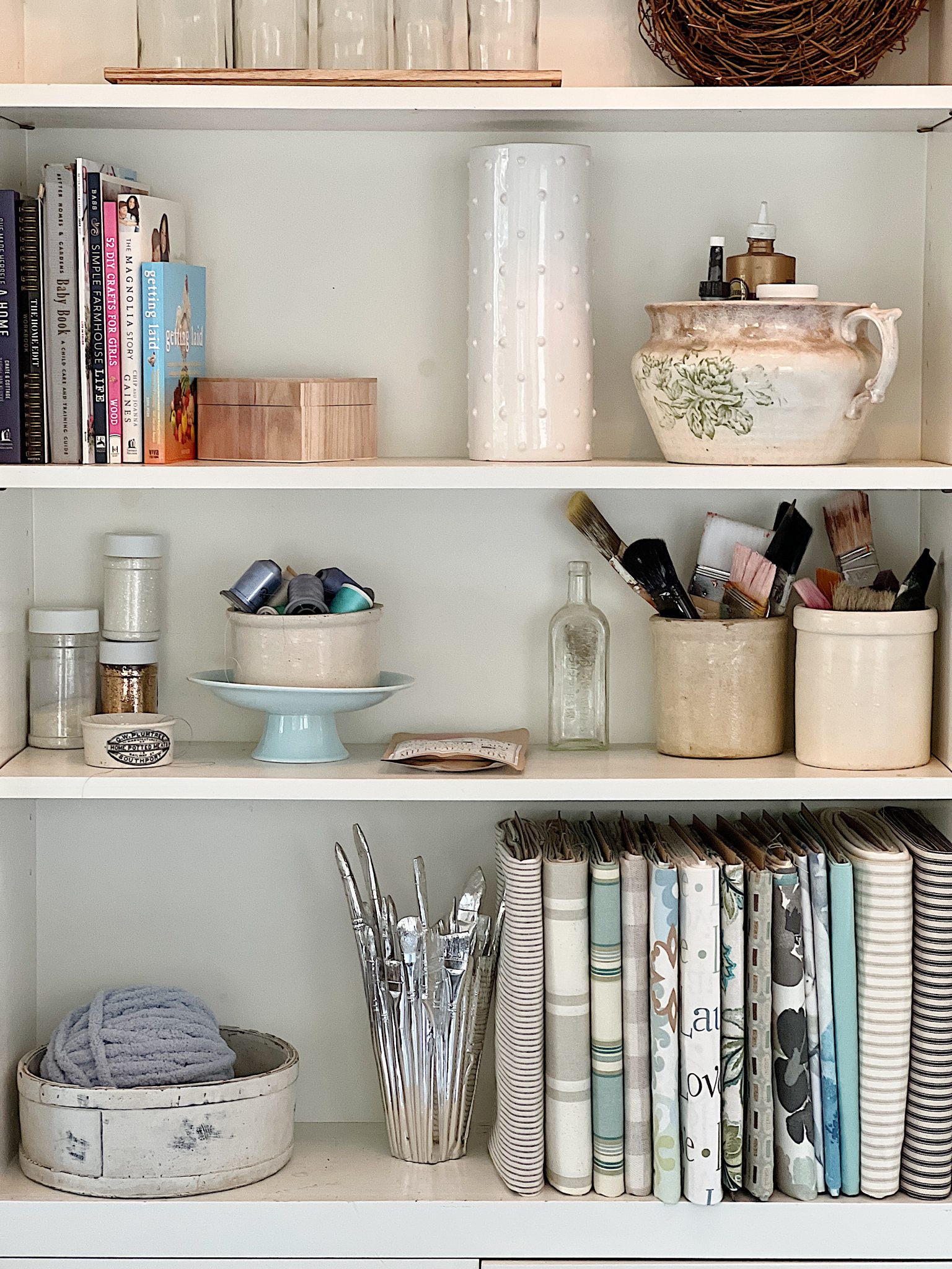Craft and Fabric Storage