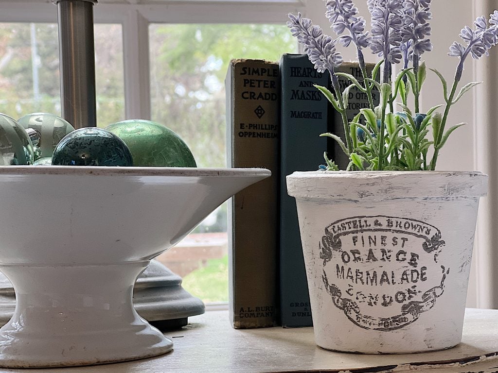 DIY English Advertising Ceramic Pots