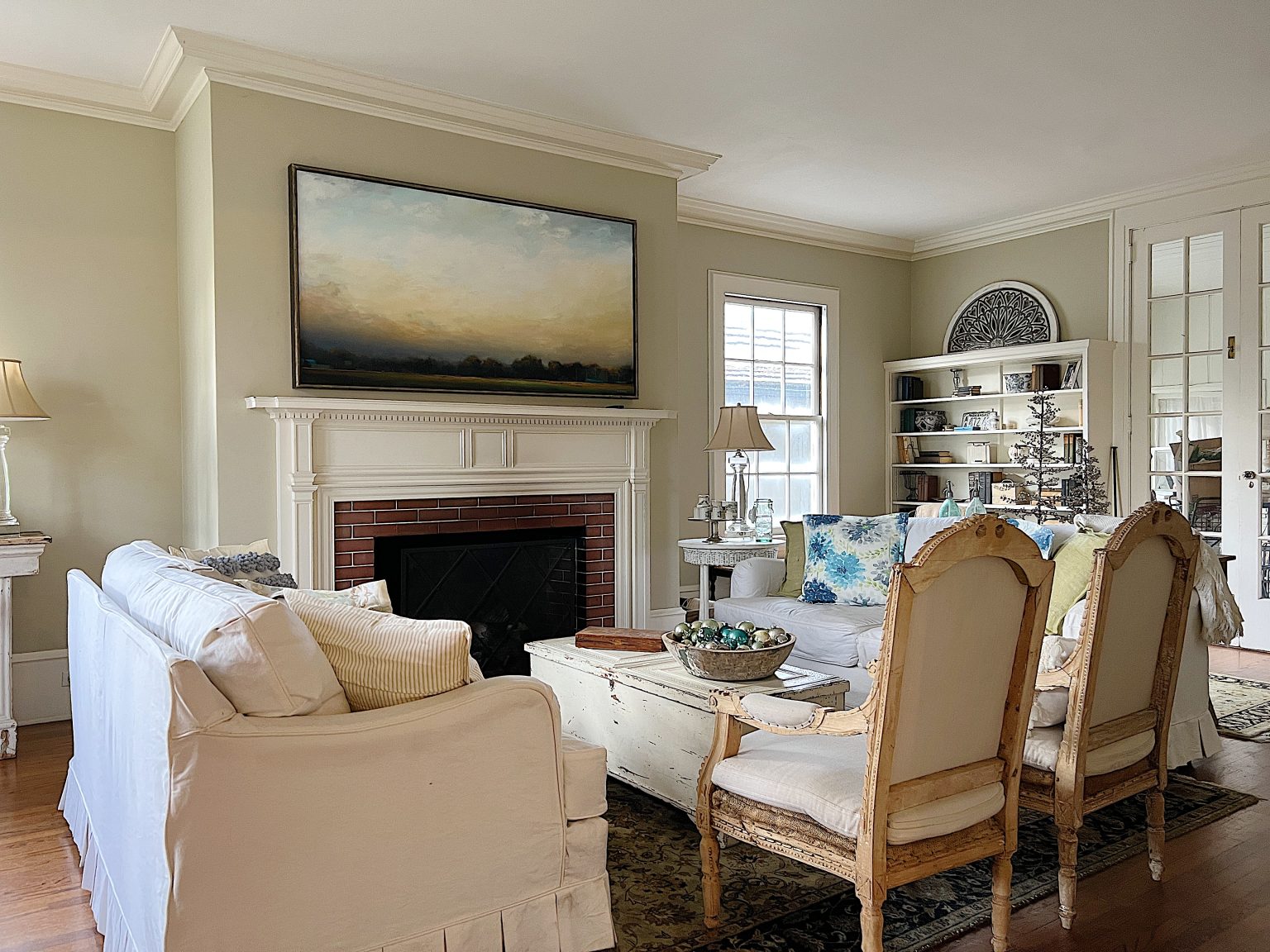 Farmhouse Living Room Decor Ideas for Winter.