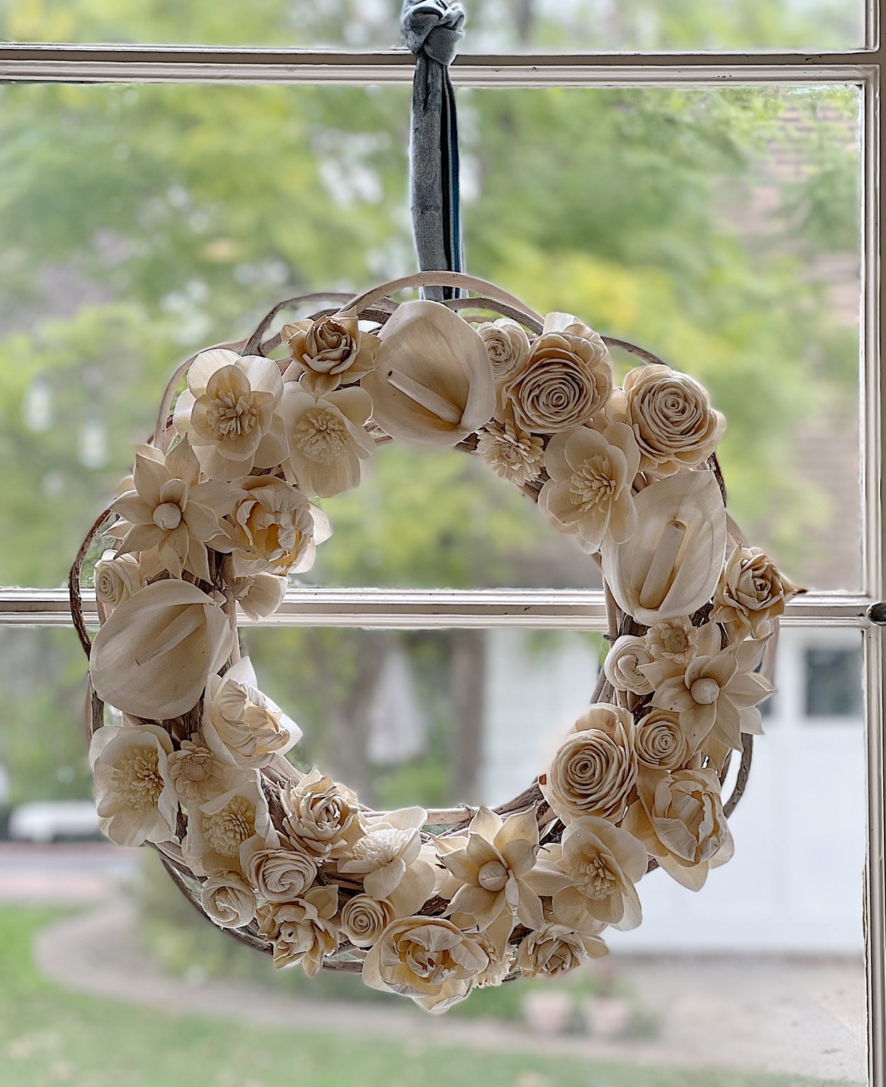 Five Minute Winter Wreath DIY