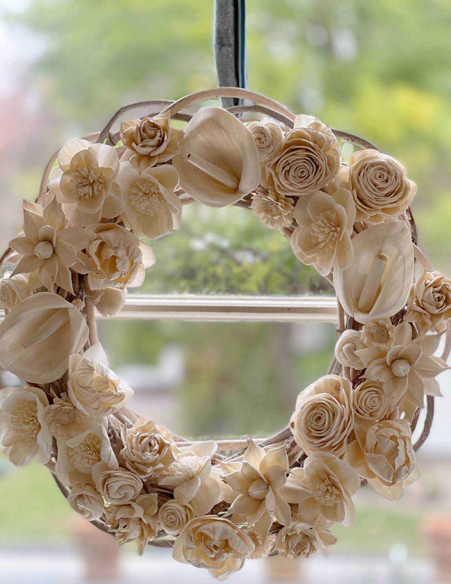 Five Minute Winter Wreath DIY