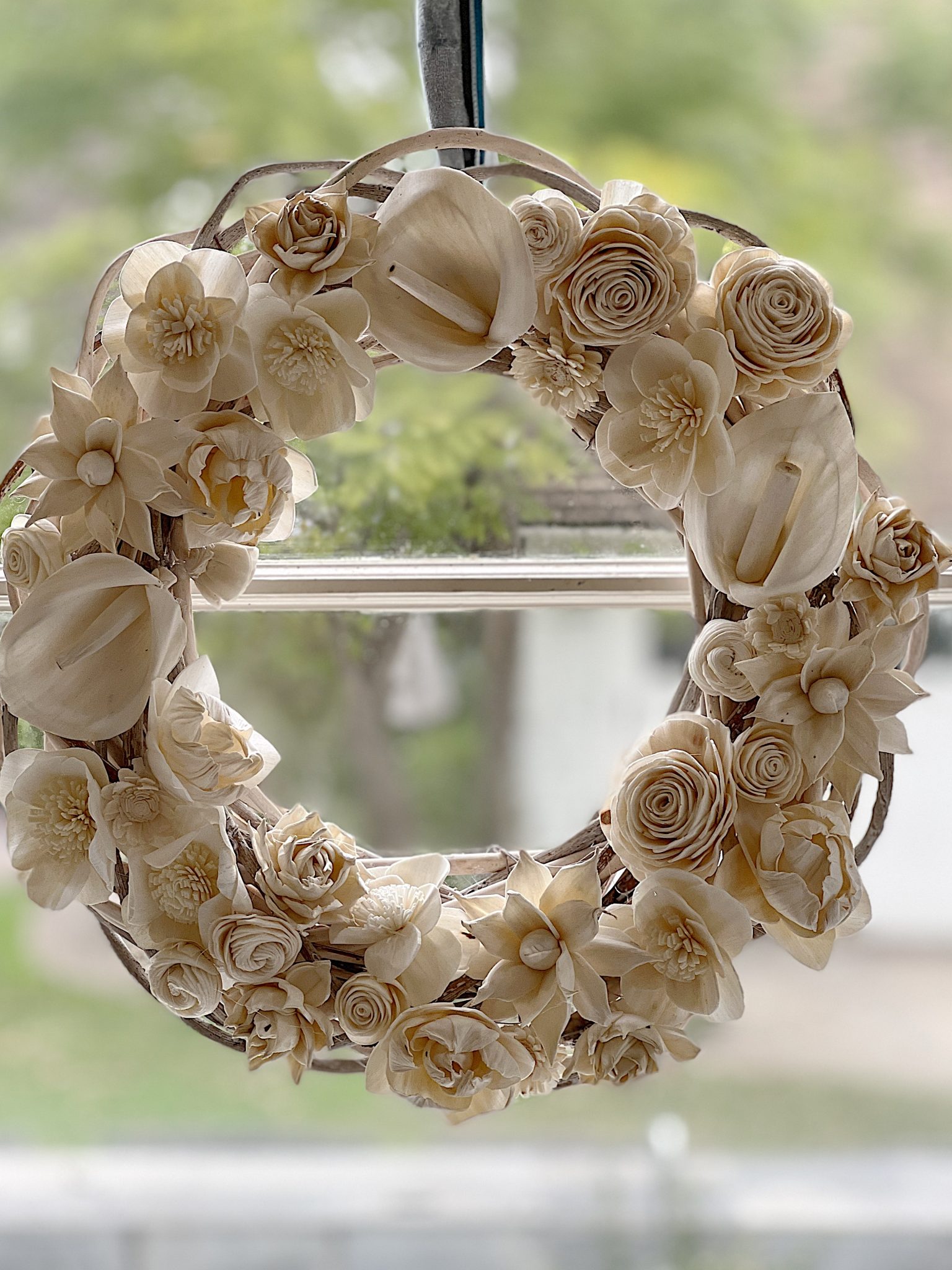 Five Minute Winter Wreath DIY.