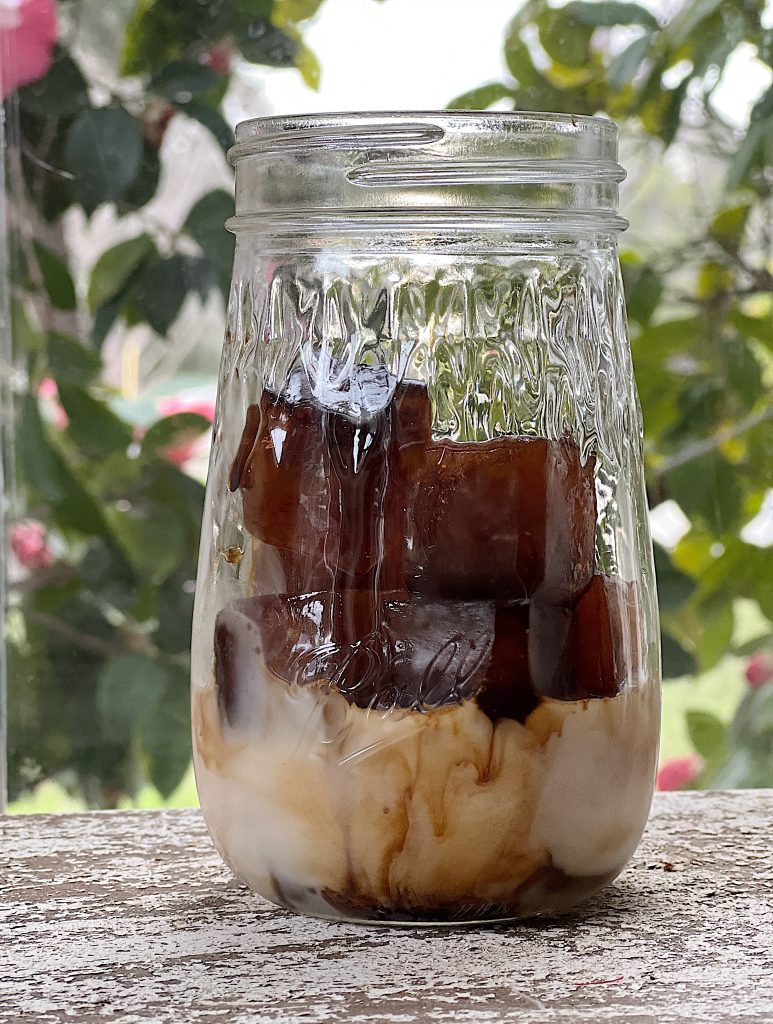 Freezing Coffee in an Ice Cube Tray
