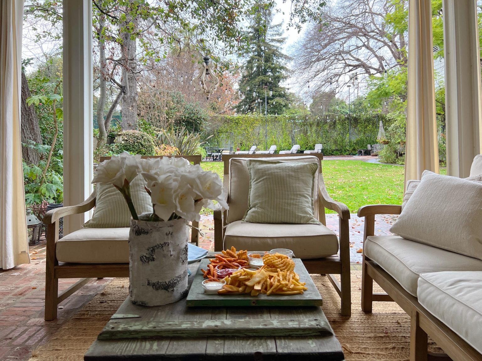 Girls Night Out and Back Porch Decor