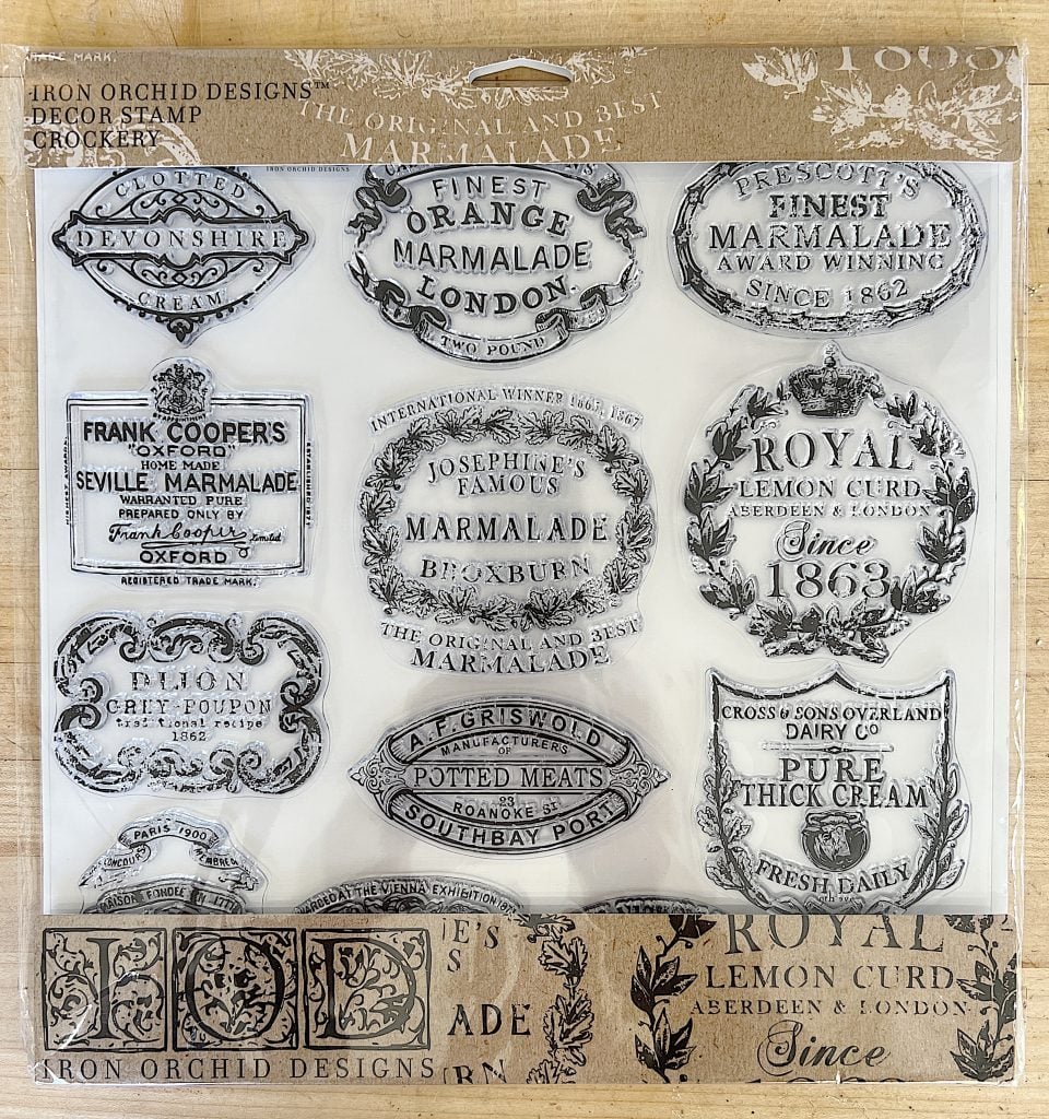 Iron Orchid Designs Decor Crockery Stamps