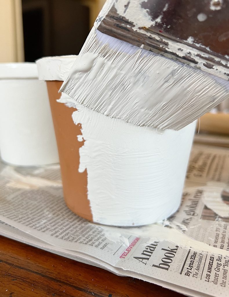 Painting Ceramic Pots