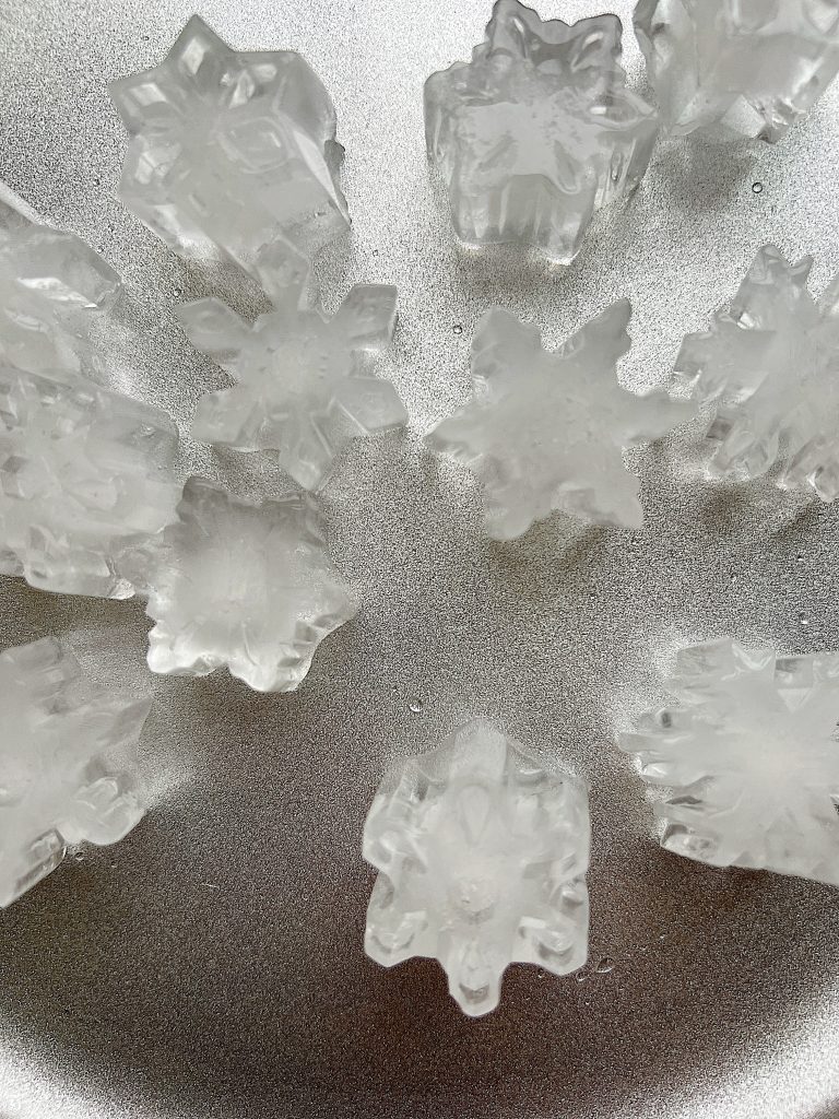 Snowflake Ice Cubes