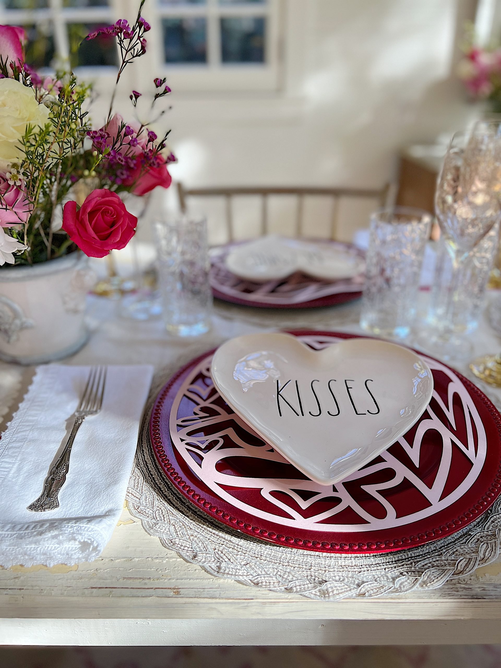 Valentine Paper Placemats (or Platemats?) - MY 100 YEAR OLD HOME