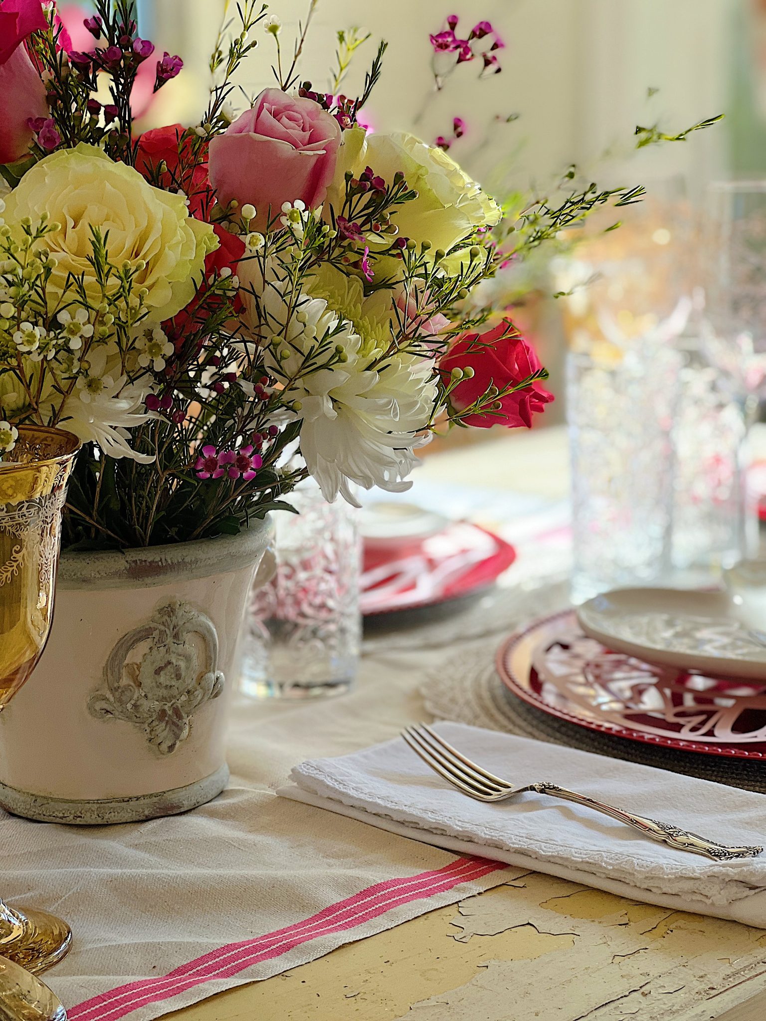 Valentine's Day Table Decor