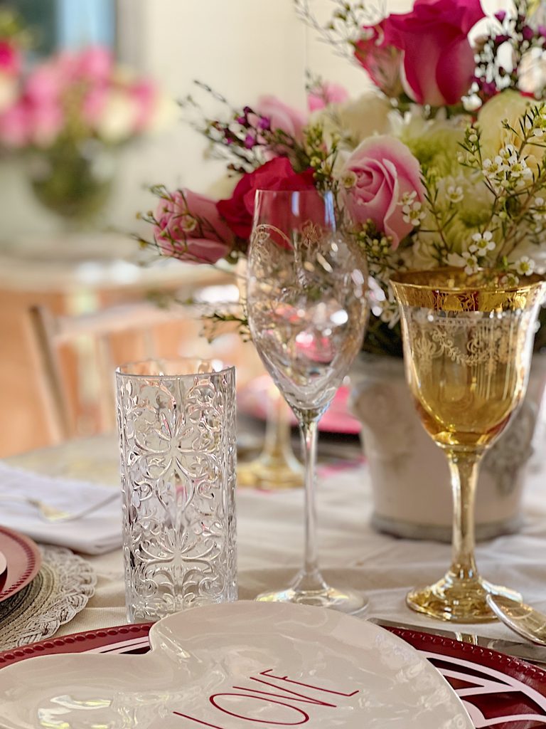 Carriage House Valentine's Day Table Decor