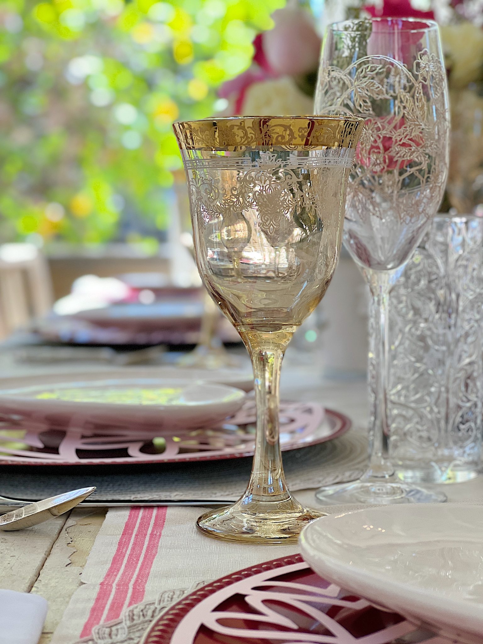 Carriage House Valentine's Day Table Decor
