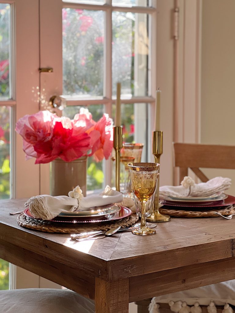 Valentine’s Day Table for Two at Home
