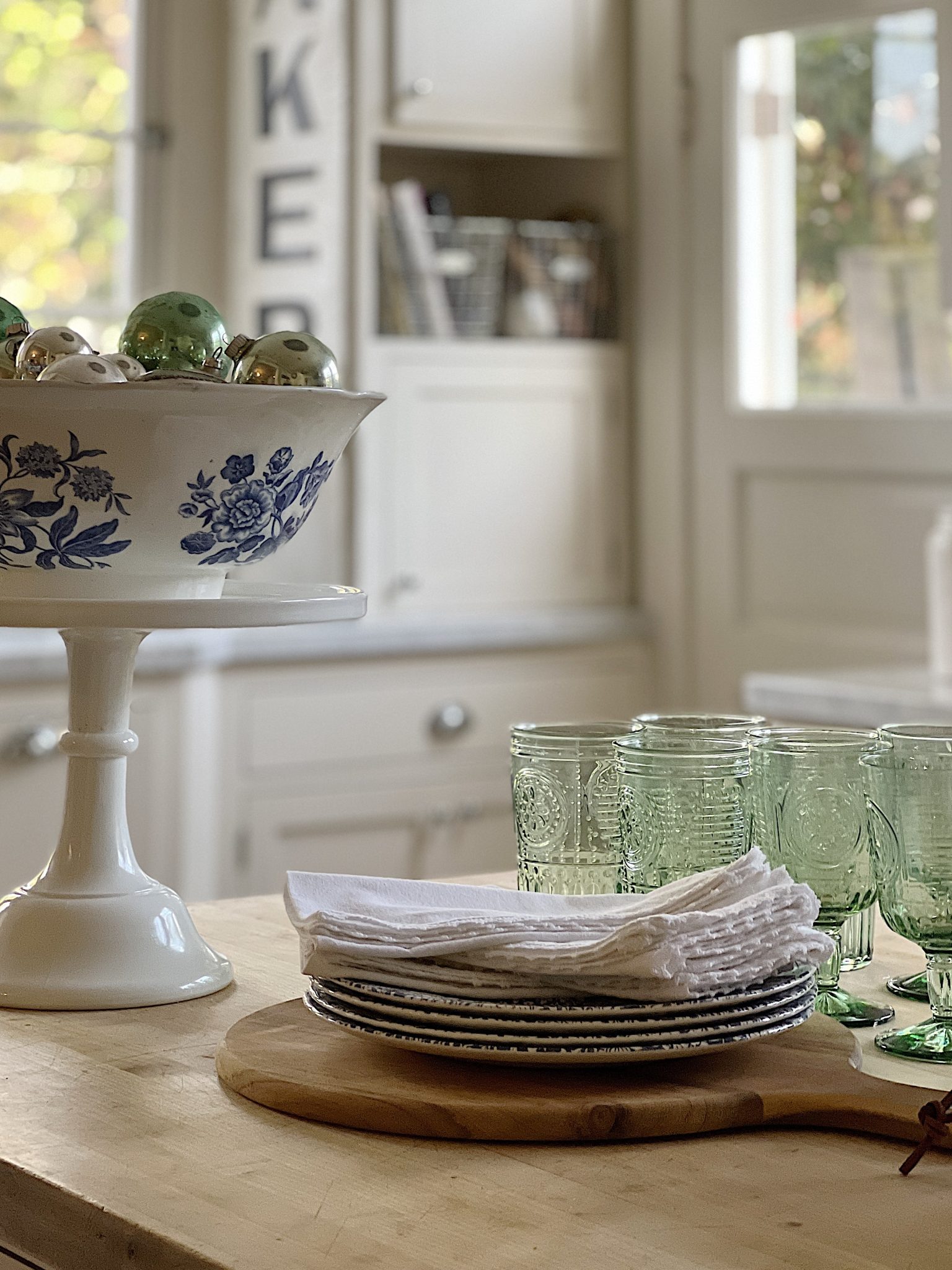 Winter Farmhouse Kitchen Decor