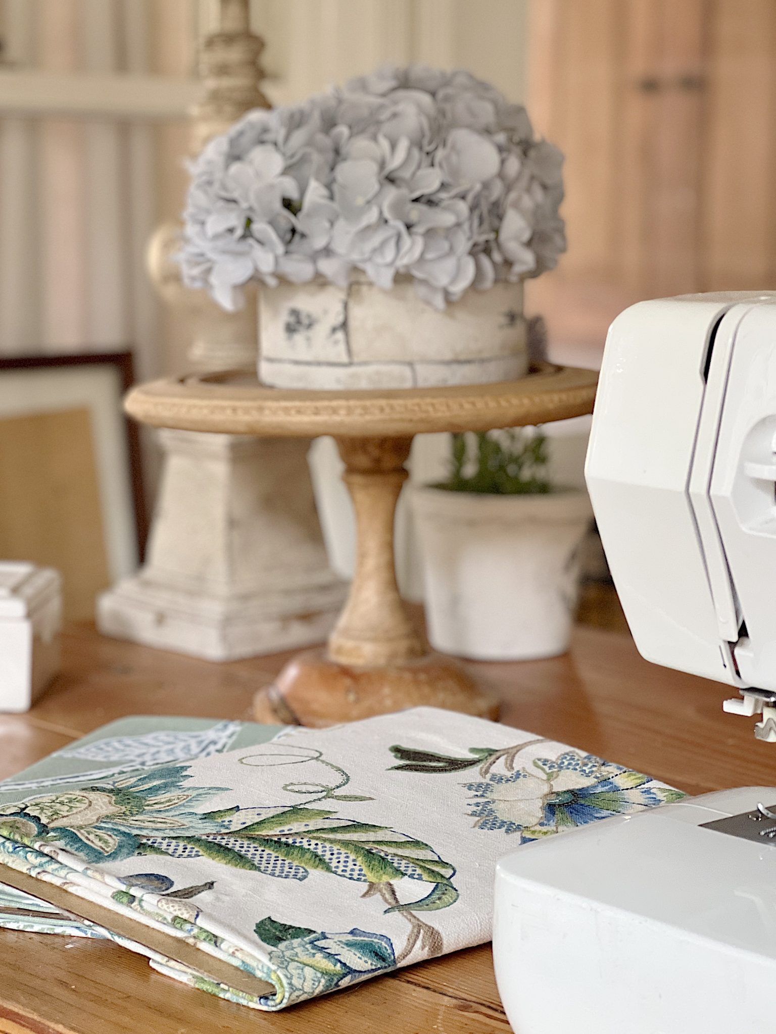 Winter Home Decor in the Craft Room