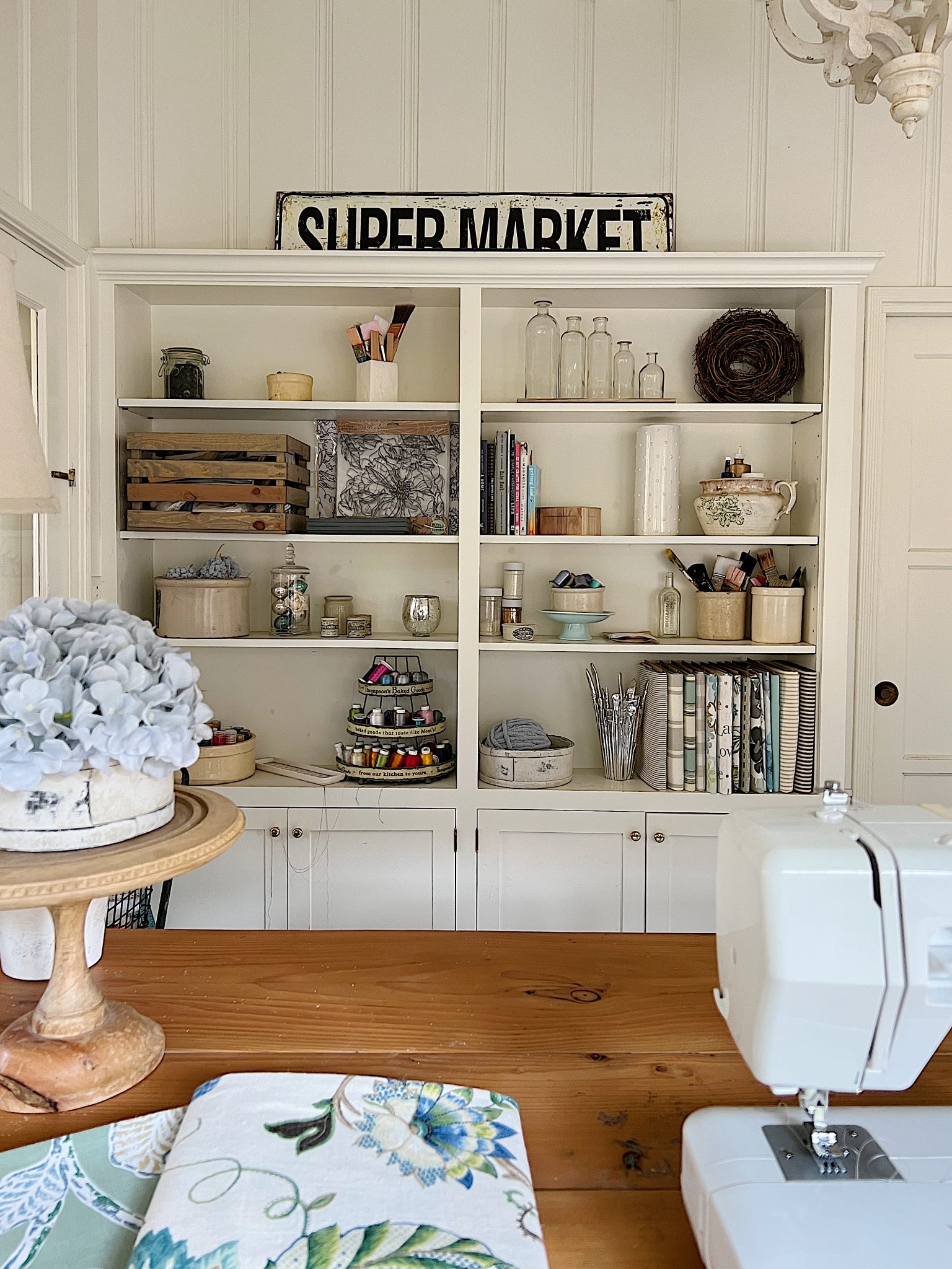 Winter Home Decor in the Craft Room