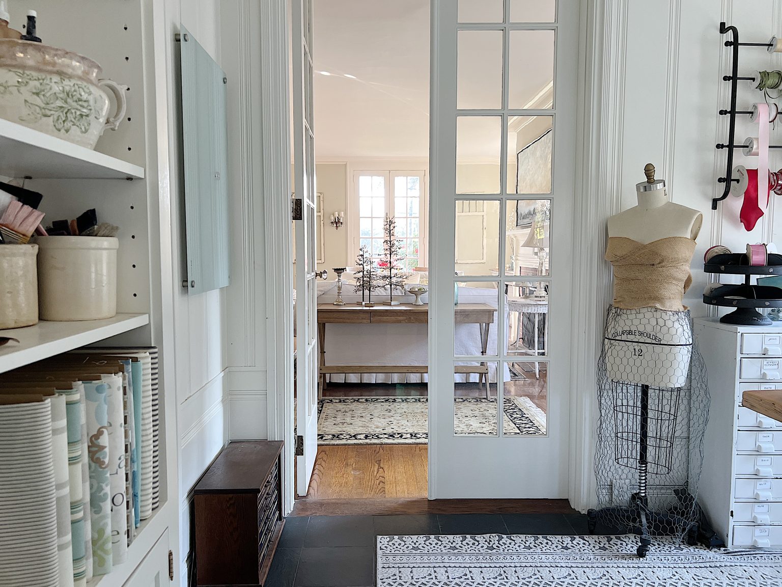 Winter Home Decor in the Craft Room
