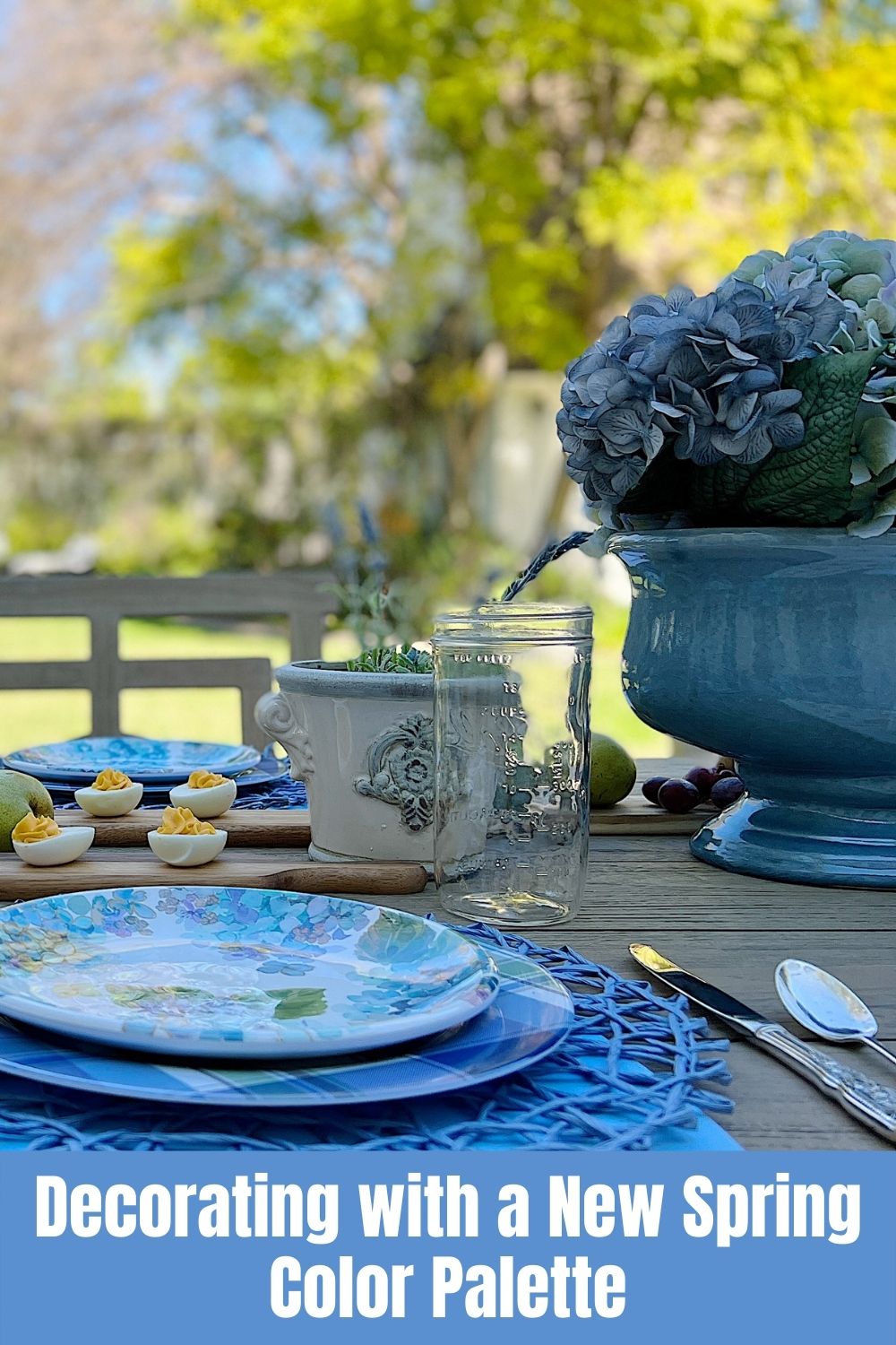 I can’t stop thinking about spring so I thought it might be fun to create a table with a new spring color palette.