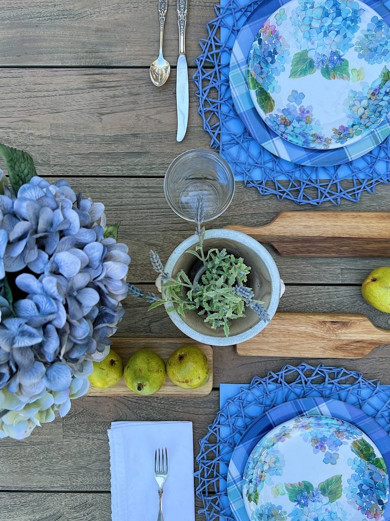 Decorating with a New Spring Color Palette Tablescape Overview